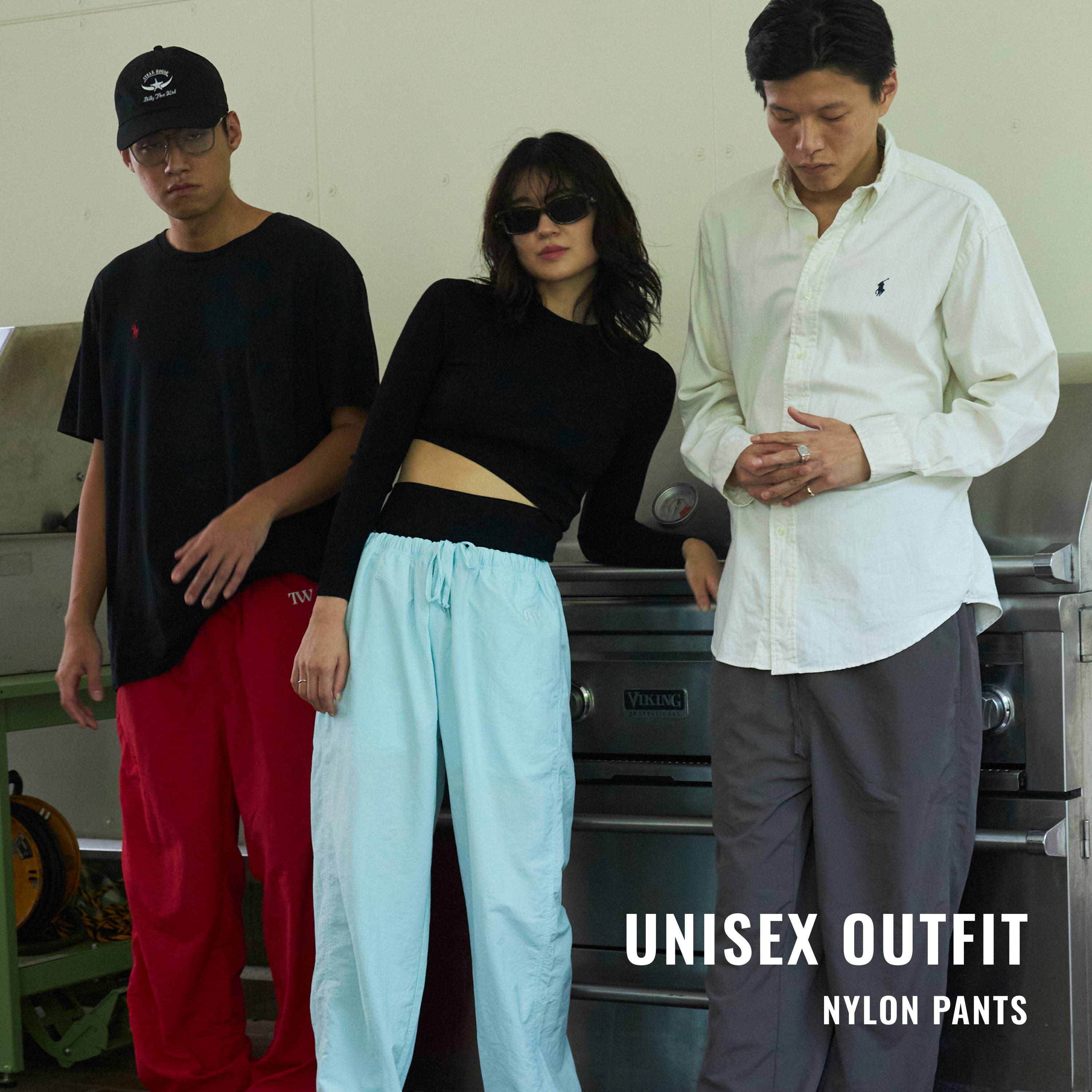 NYLON PANTS-OUTFIT | TW