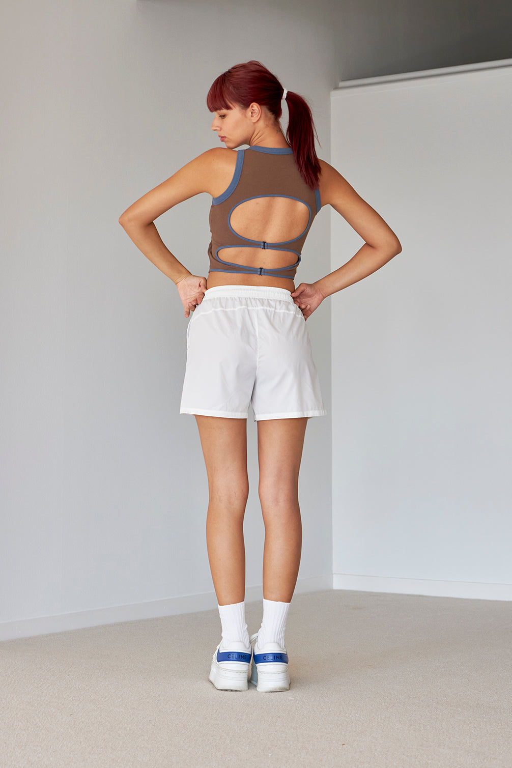 TW Yoga Nylon Sheer Shorts