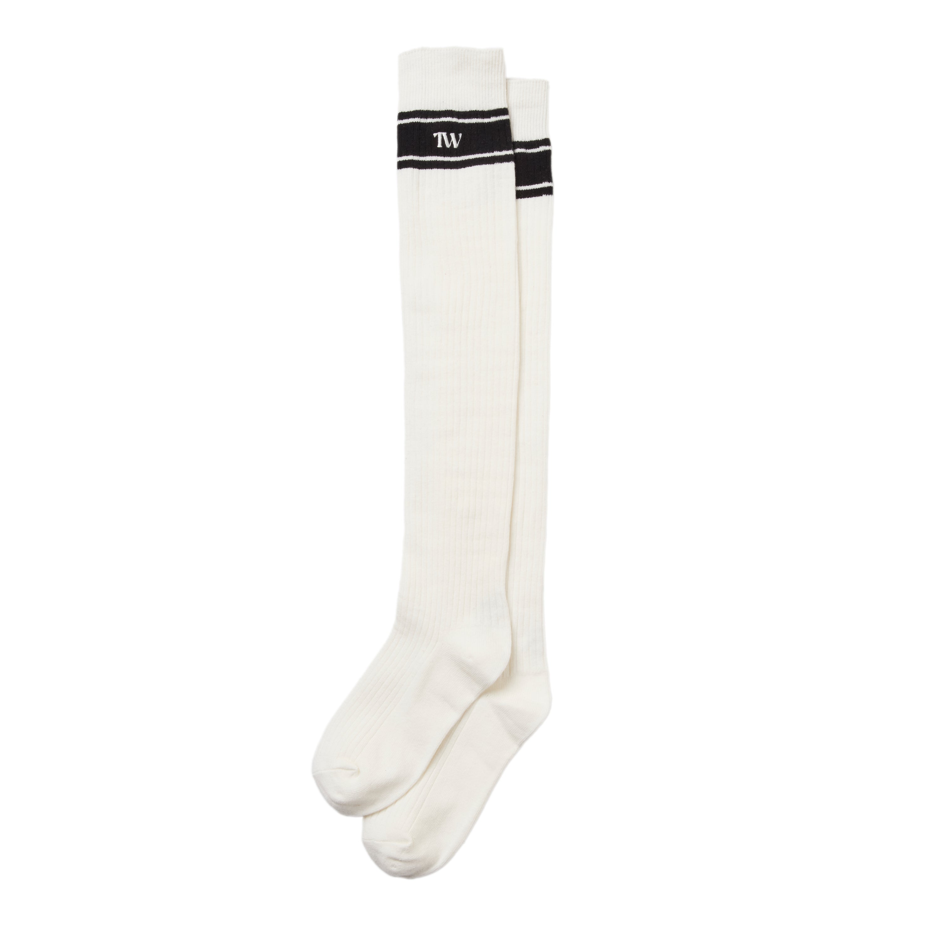 Line Rib High Socks