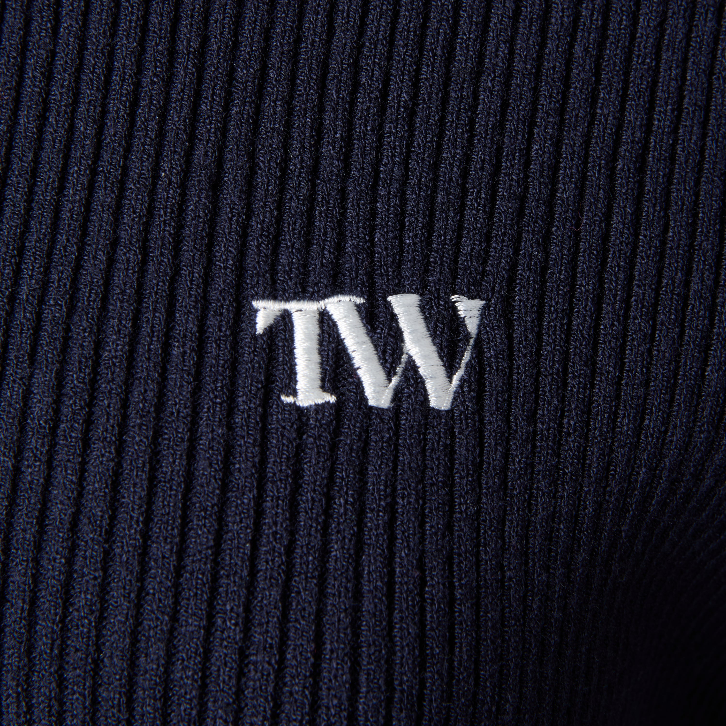 Line Rib Knit Cardigan