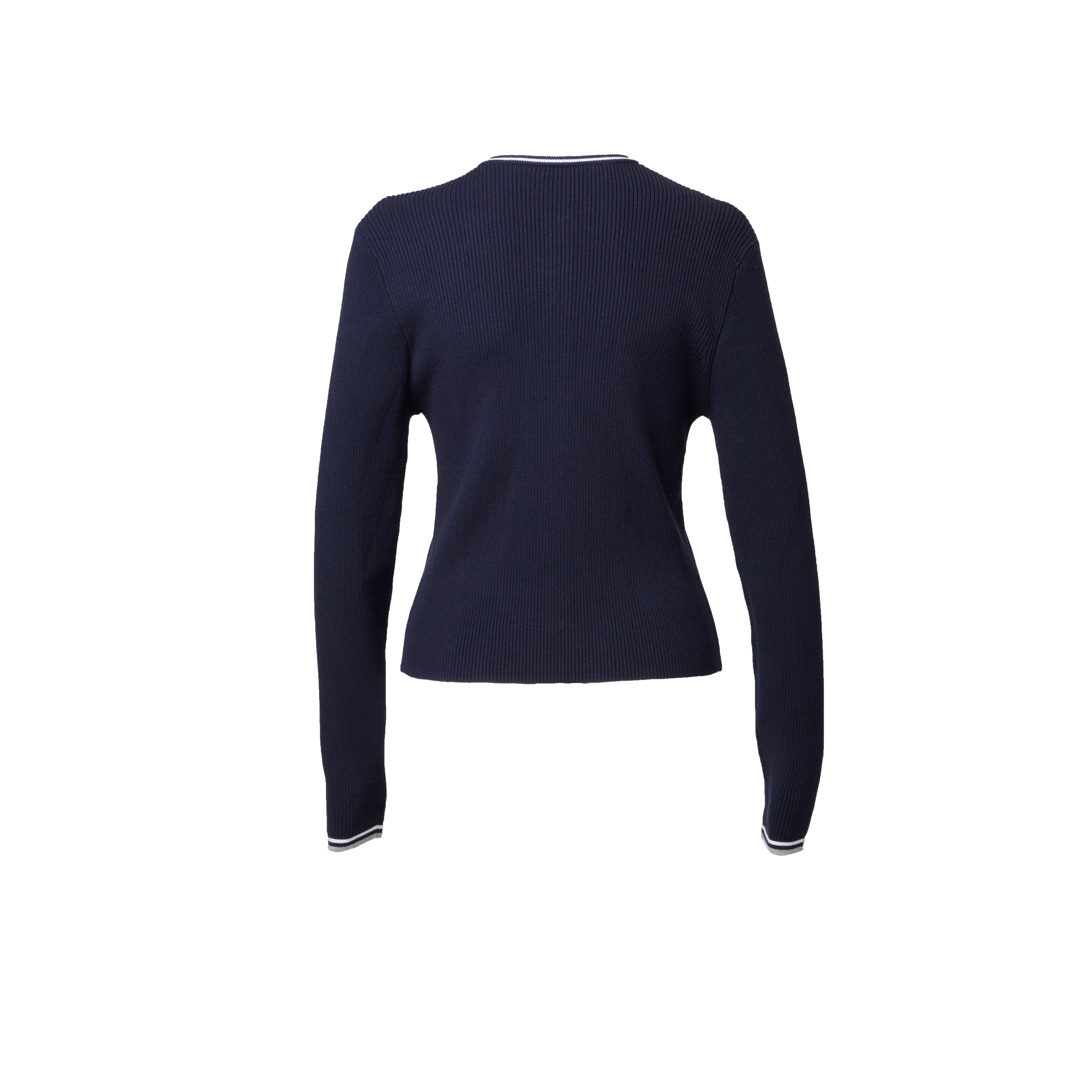 Line Rib Knit Cardigan