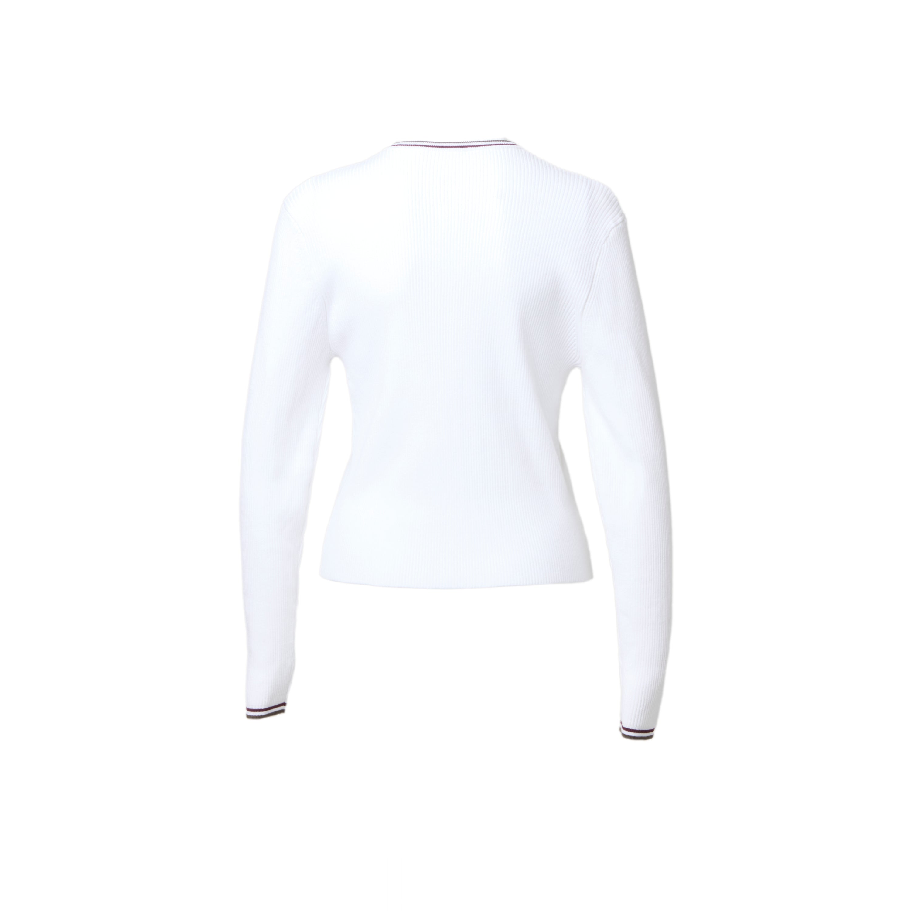 Line Rib Knit Cardigan