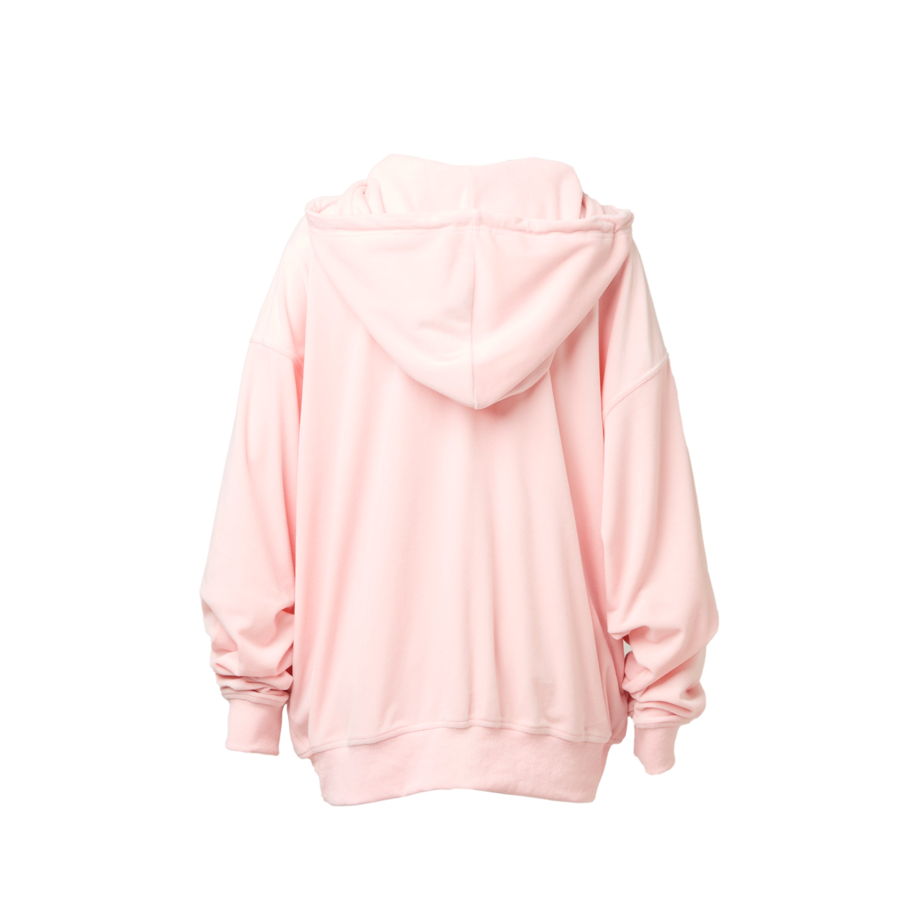 Velour Zip-Up Parker