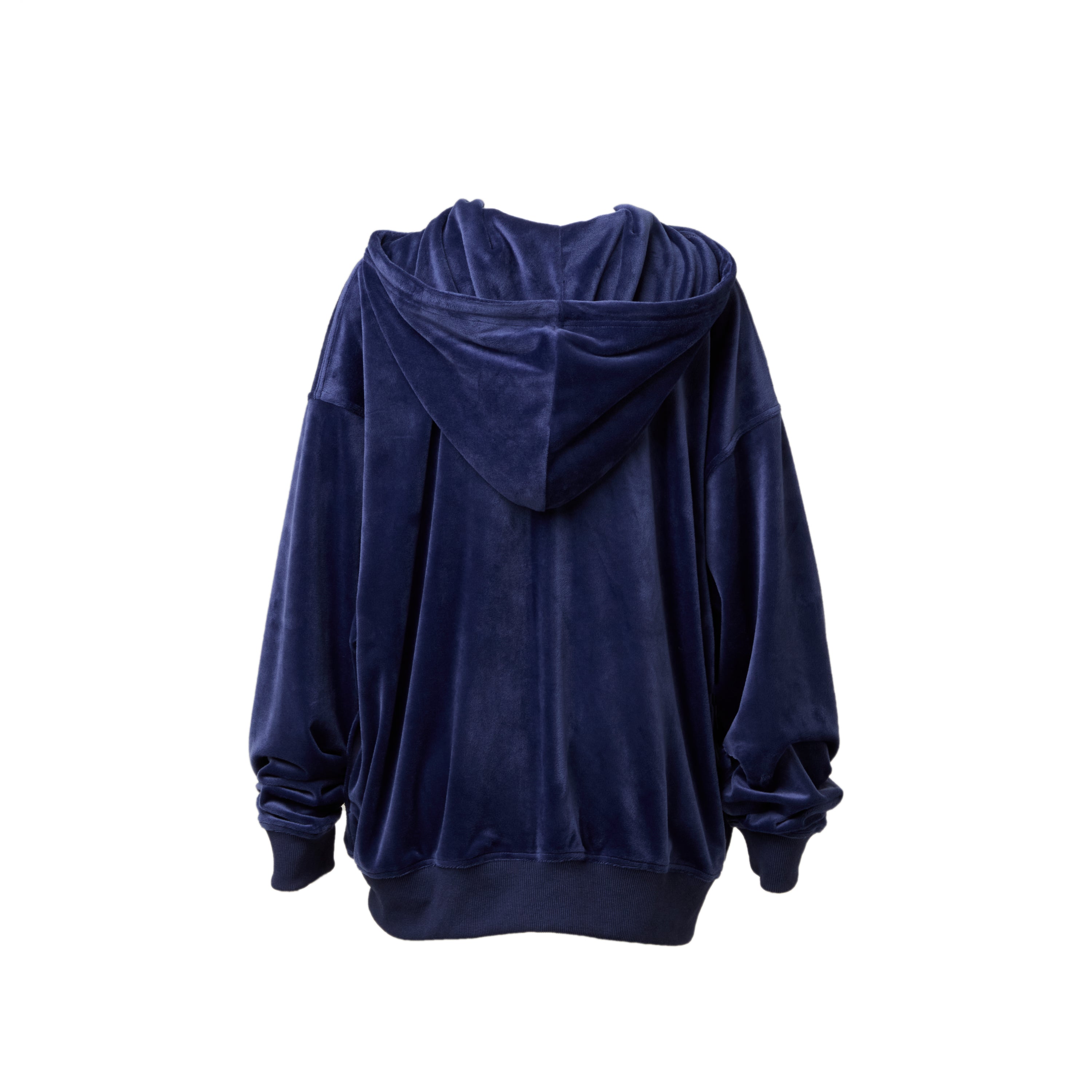 Velour Zip-Up Parker