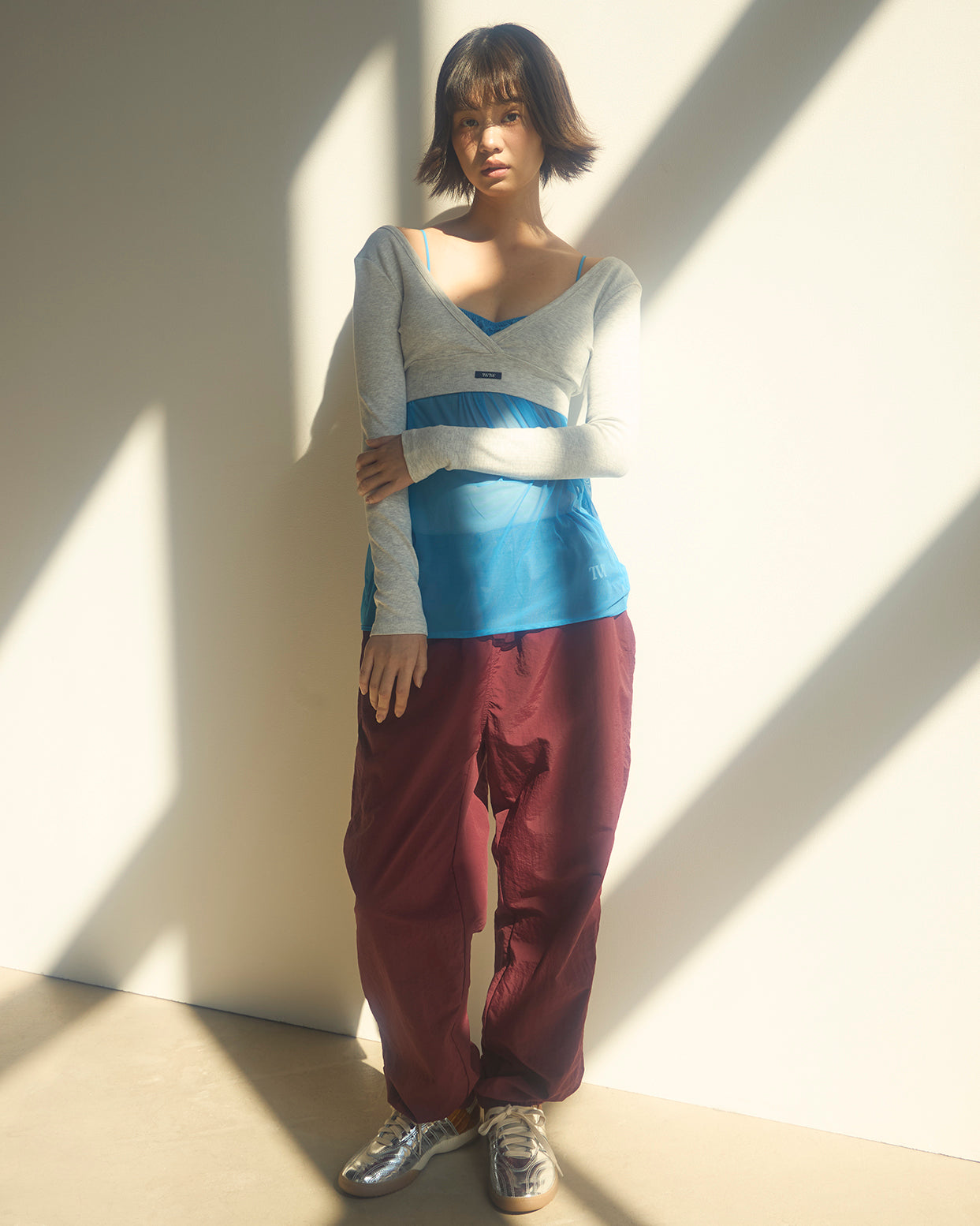 TW トゥ　Unisex ナイロンパンツ　ピンク　M TW 亘つぐみ Unisex Nylon Pants ナイロンパンツ M ピンク