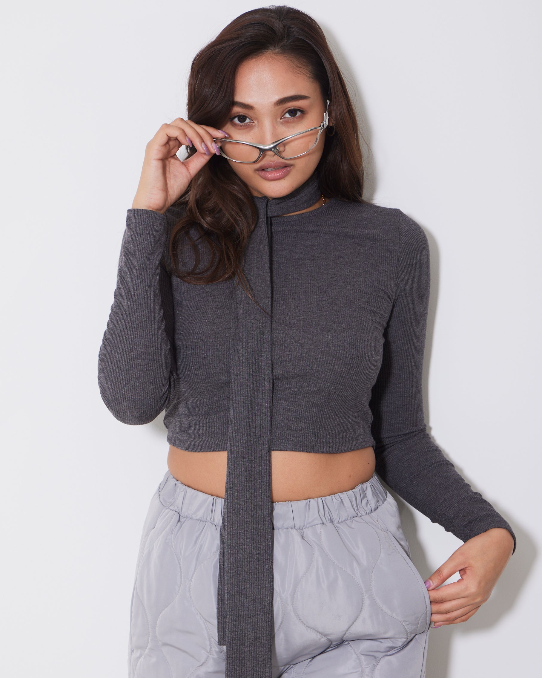 GRUNGE BORDER TOPS/グランジボーダートップス｜AZUL BY MOUSSY