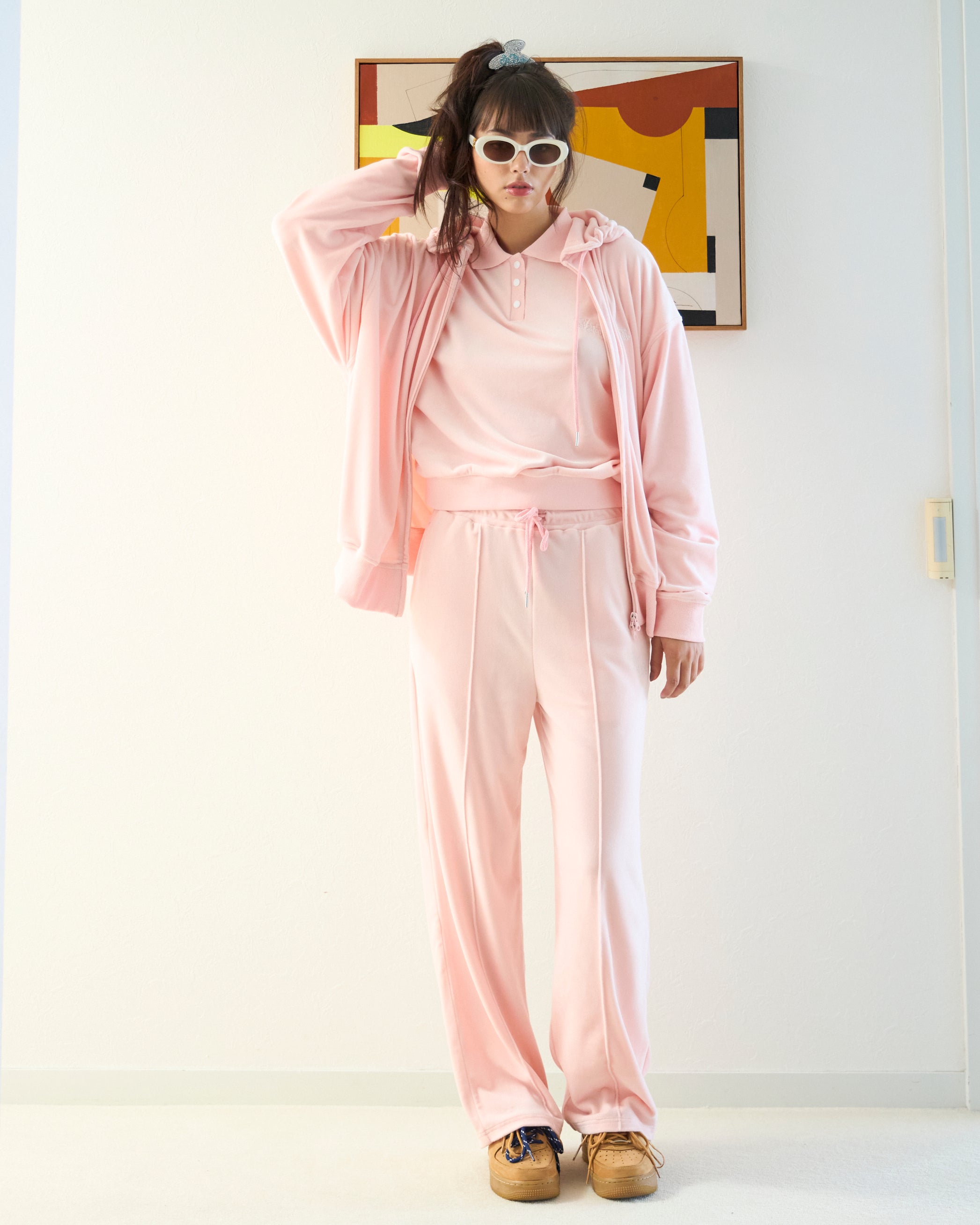 Velour Long Pants