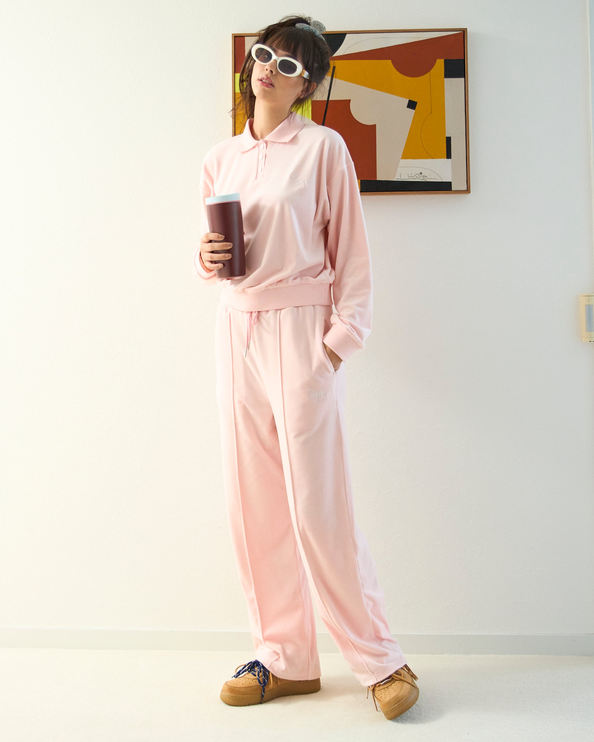 Velour Long Pants
