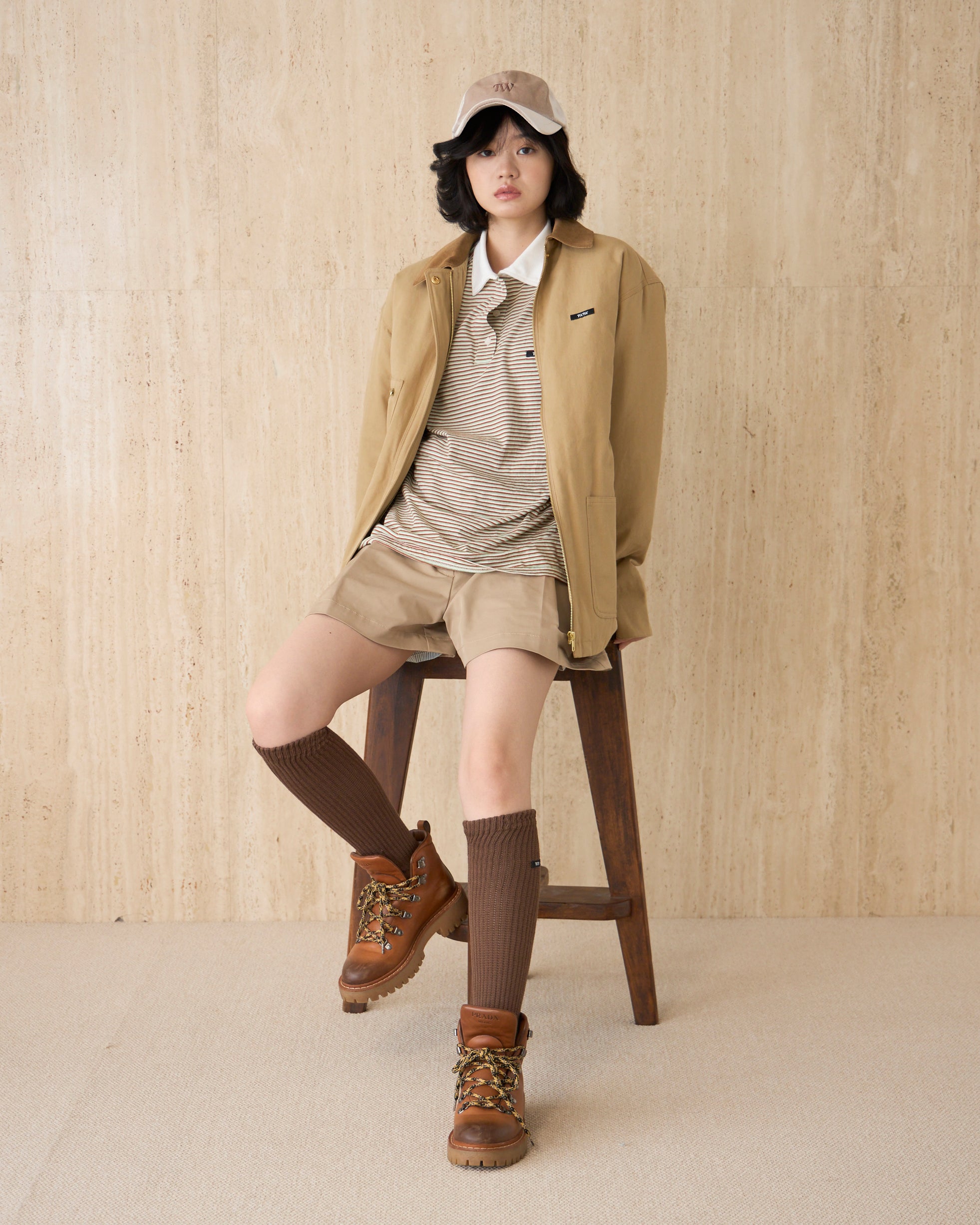 Tuck Short Pants
