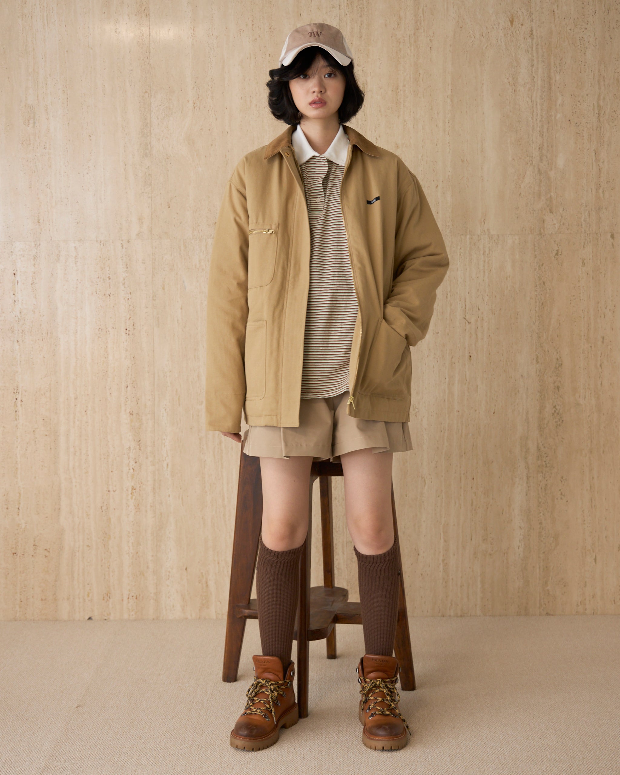Tuck Short Pants