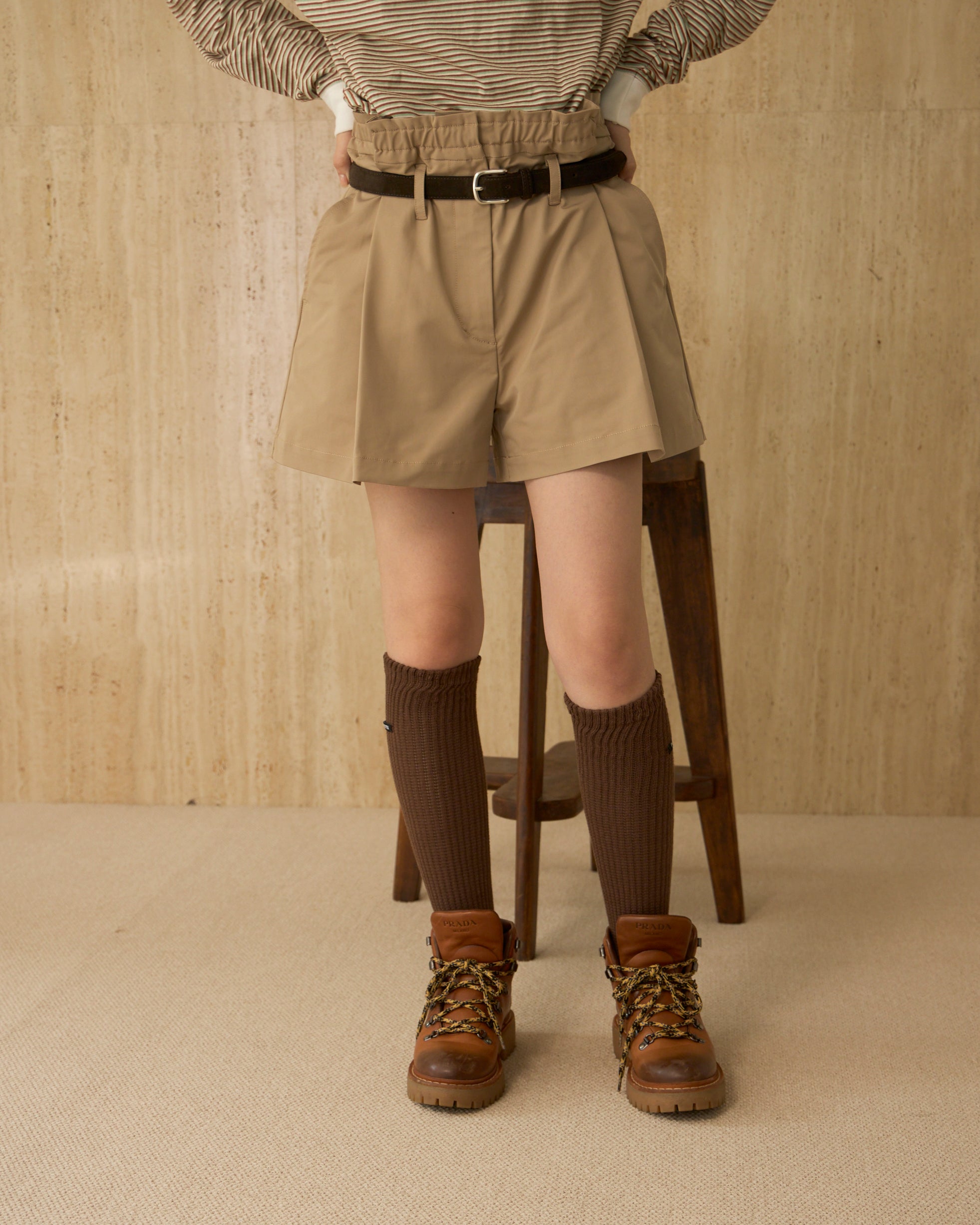 Logo Ribbon Loose Socks