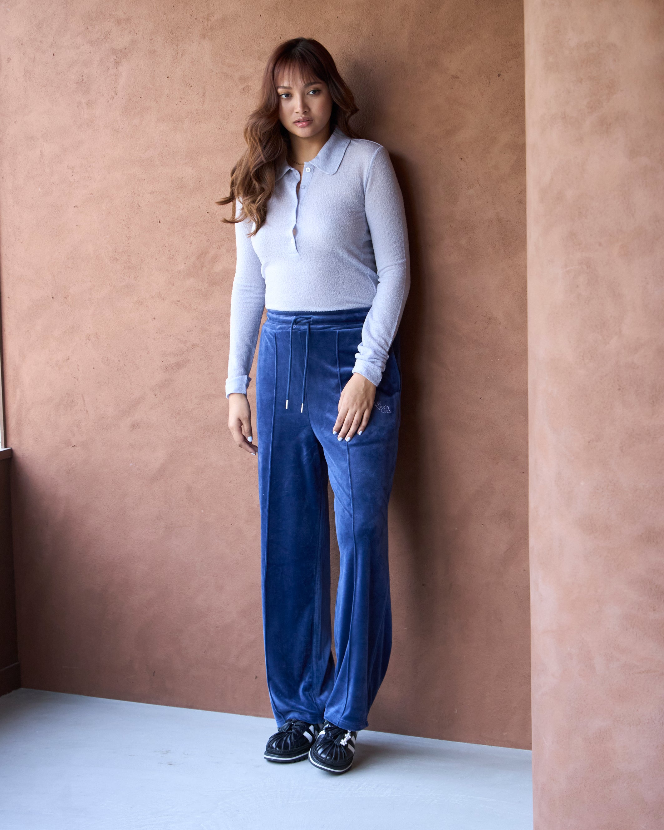 Velour Long Pants