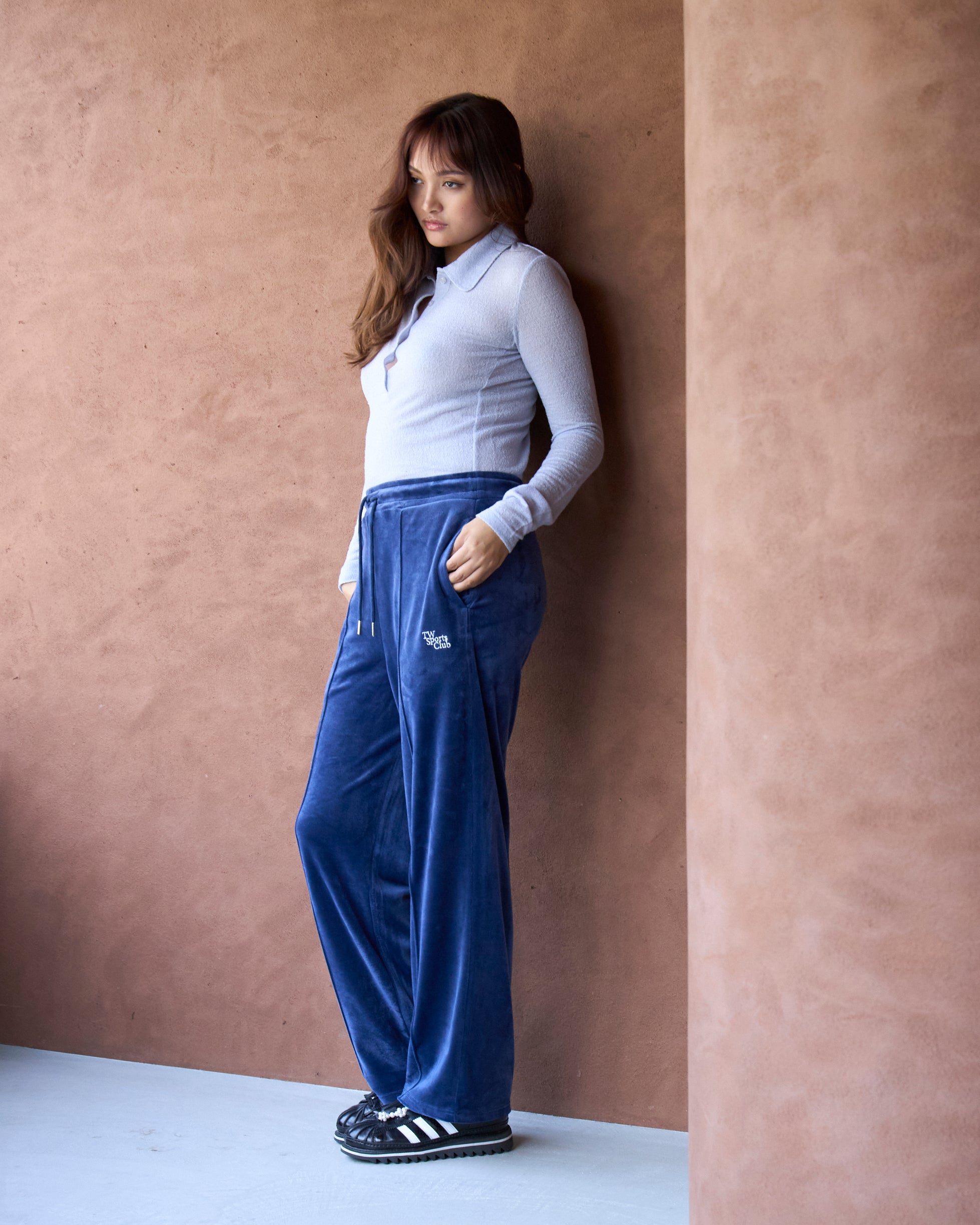 Velour Long Pants