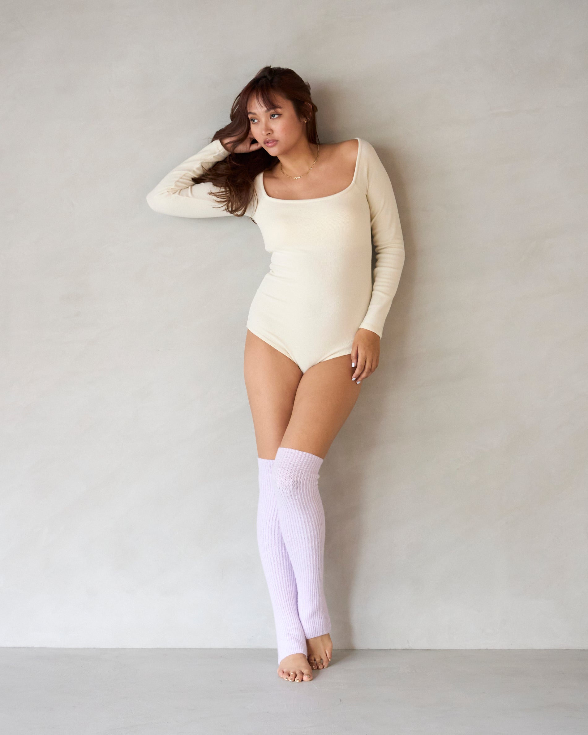 Square Neck LS Bodysuit