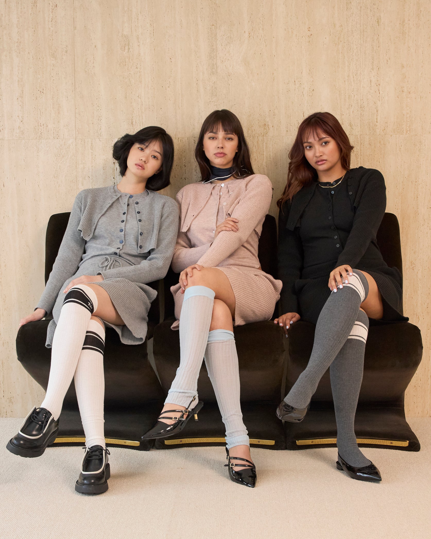 Henry Neck Knit Bodysuits