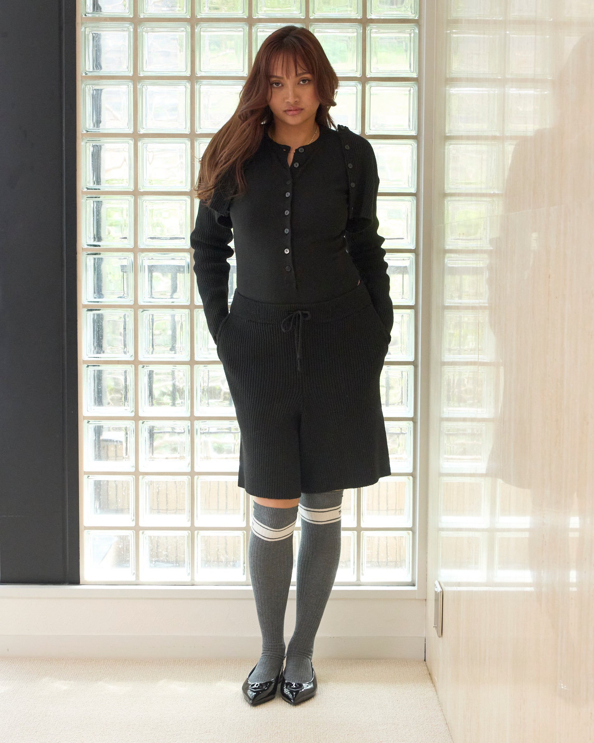 Henry Neck Knit Bodysuits – TW