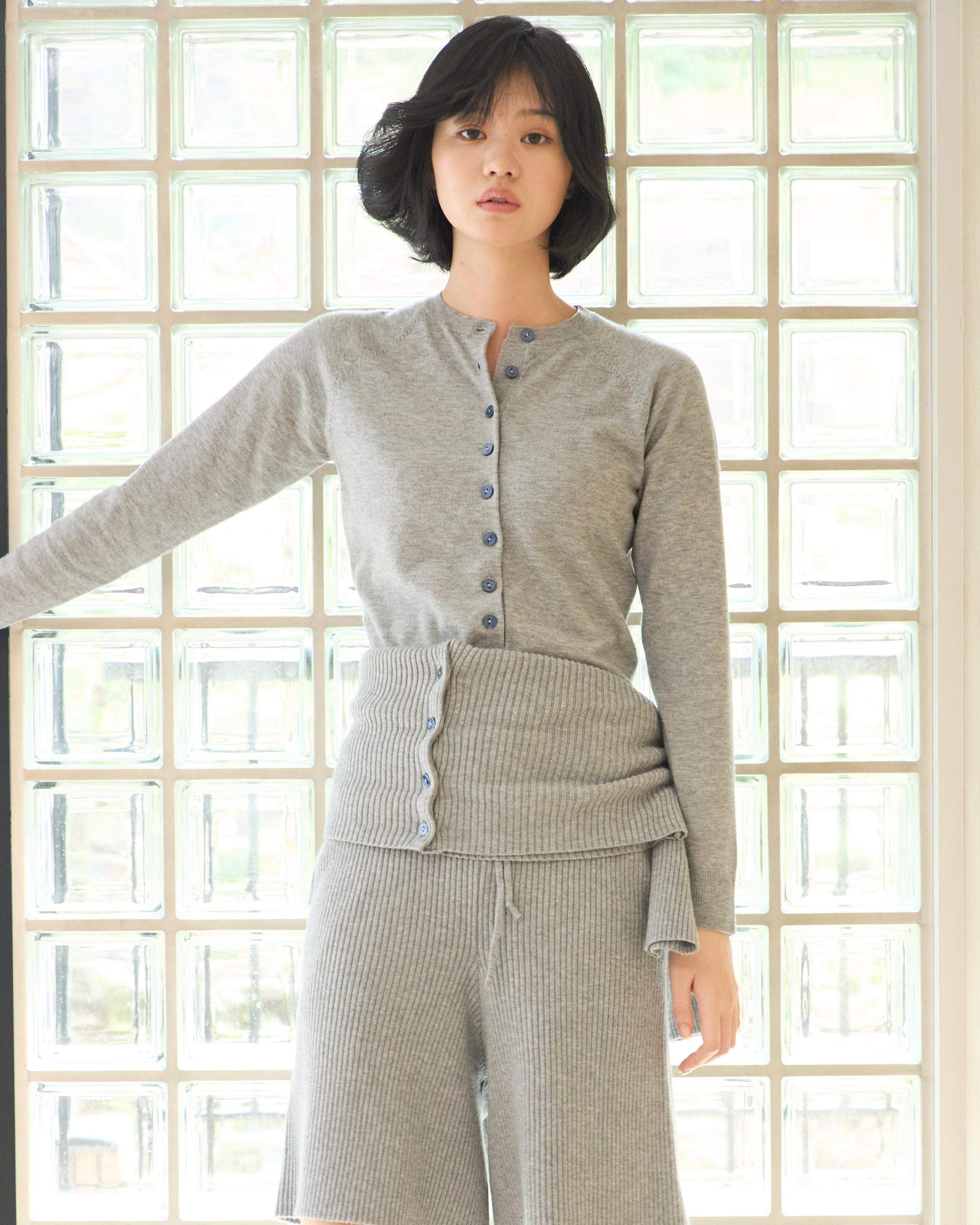 Henry Neck Knit Bodysuits