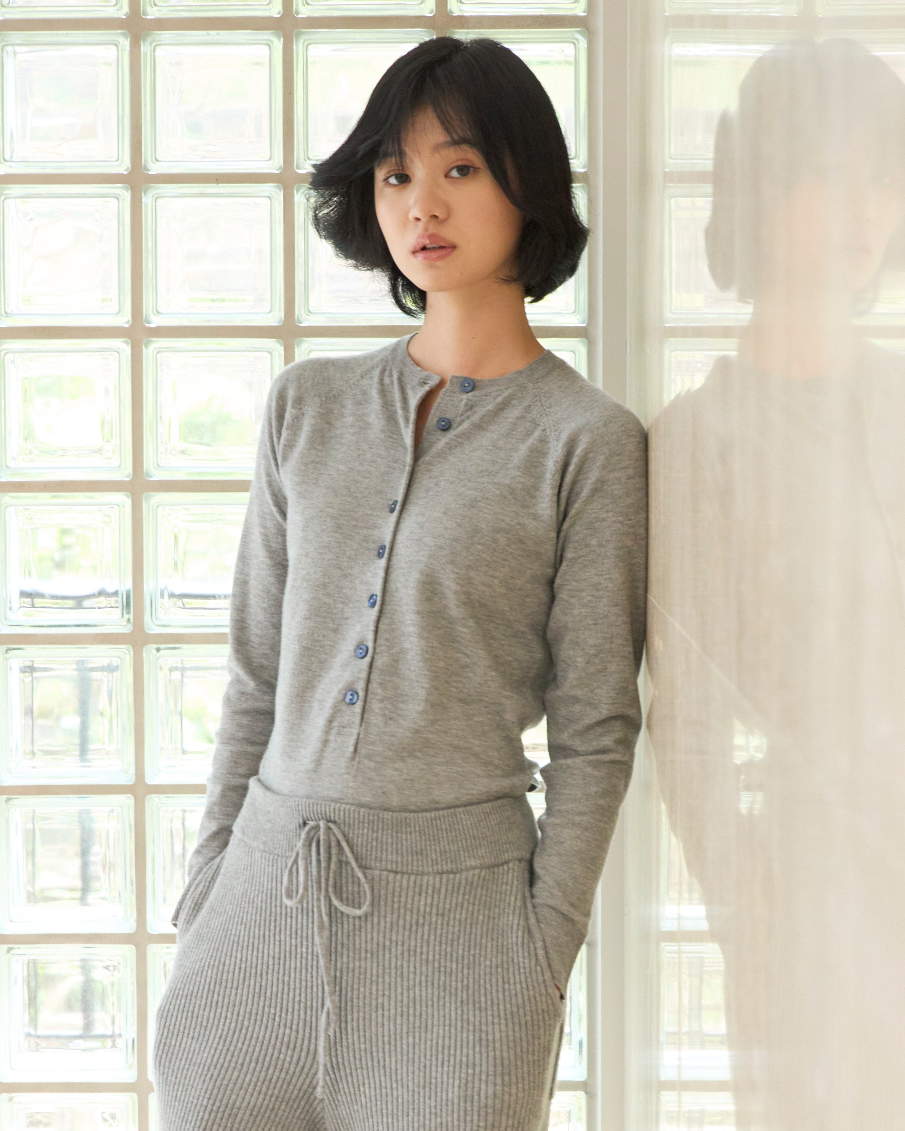 Henry Neck Knit Bodysuits