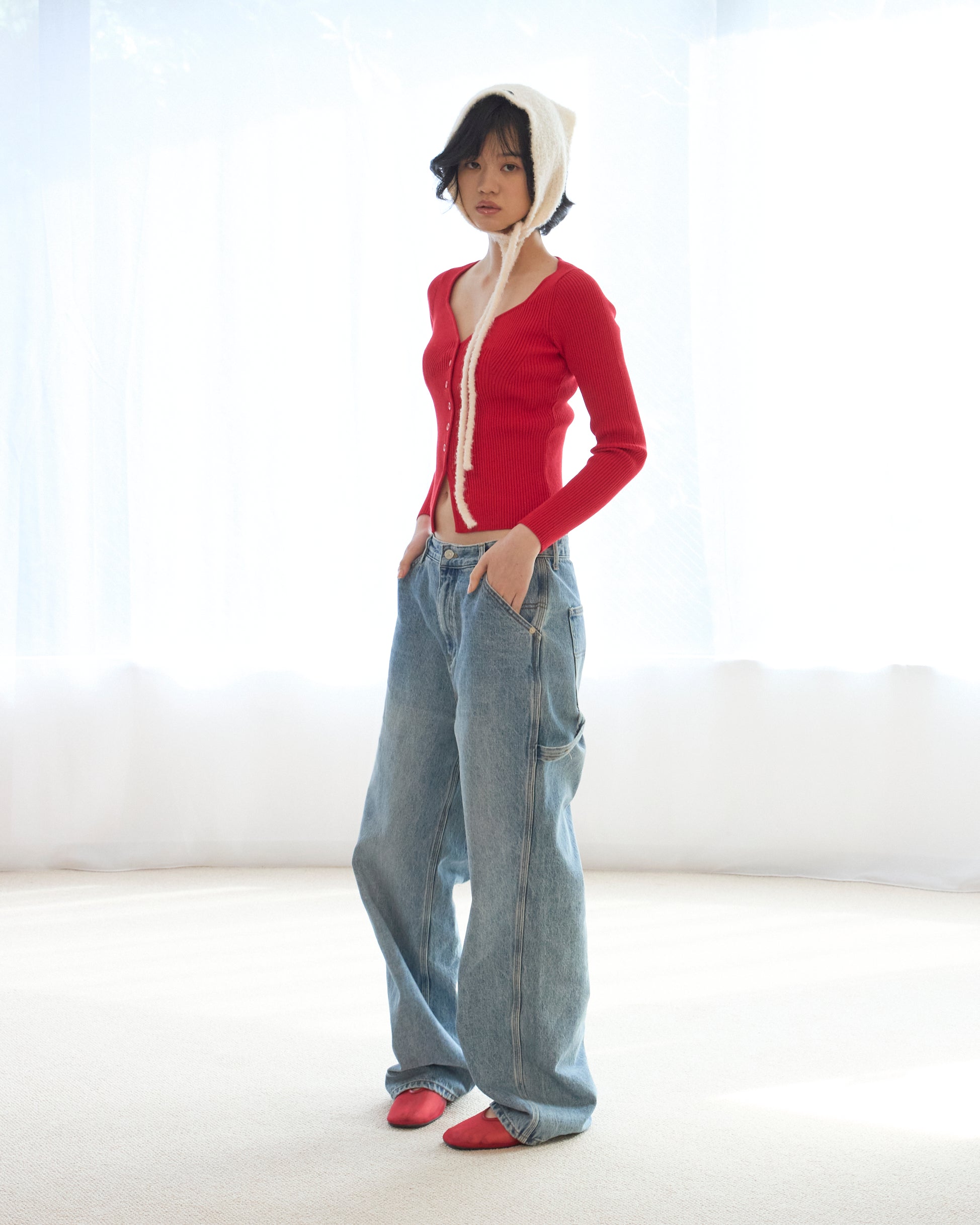 Rib Knit Cardigan