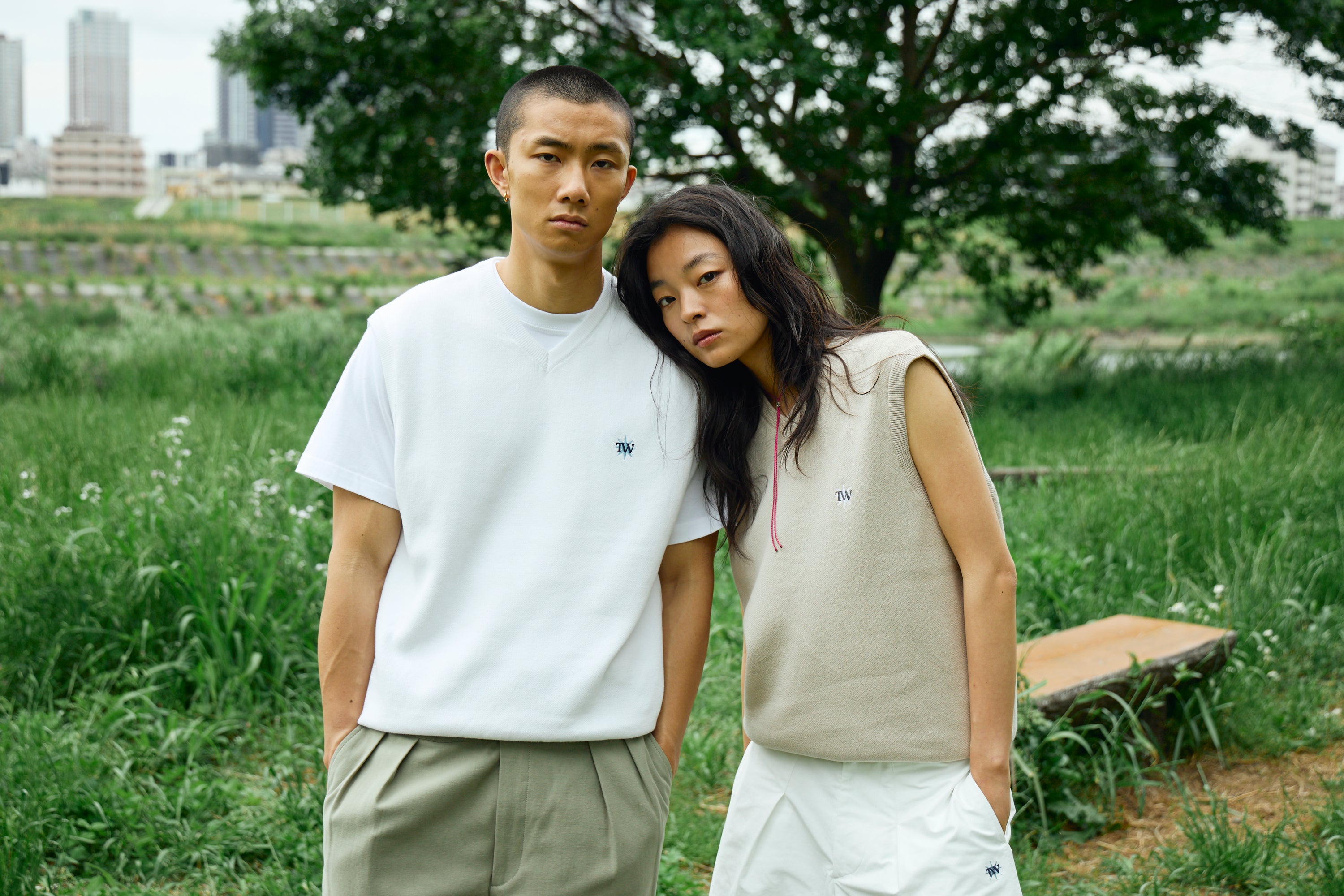 GDC×TW Cotton Knit Vest