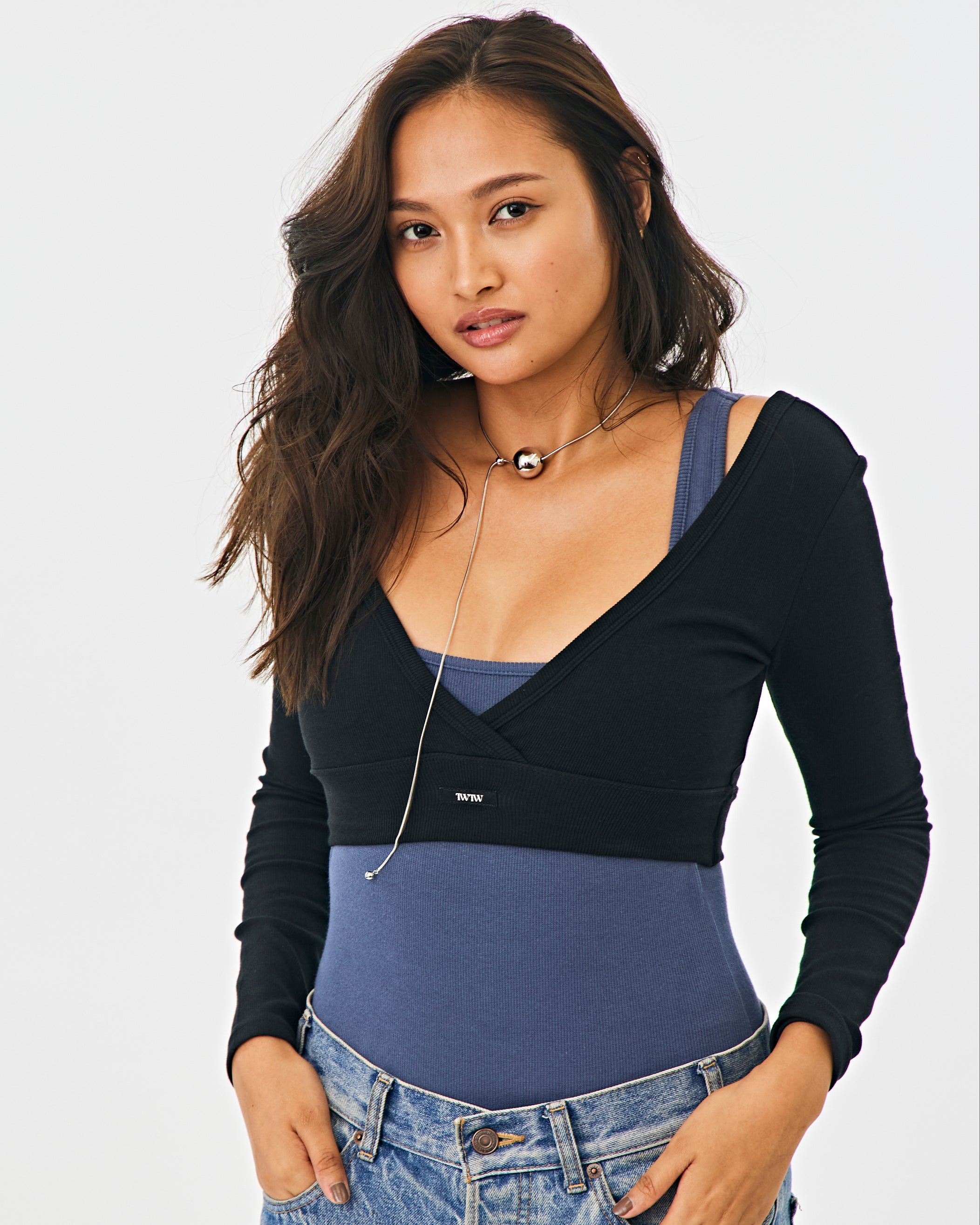 Cropped L/S top