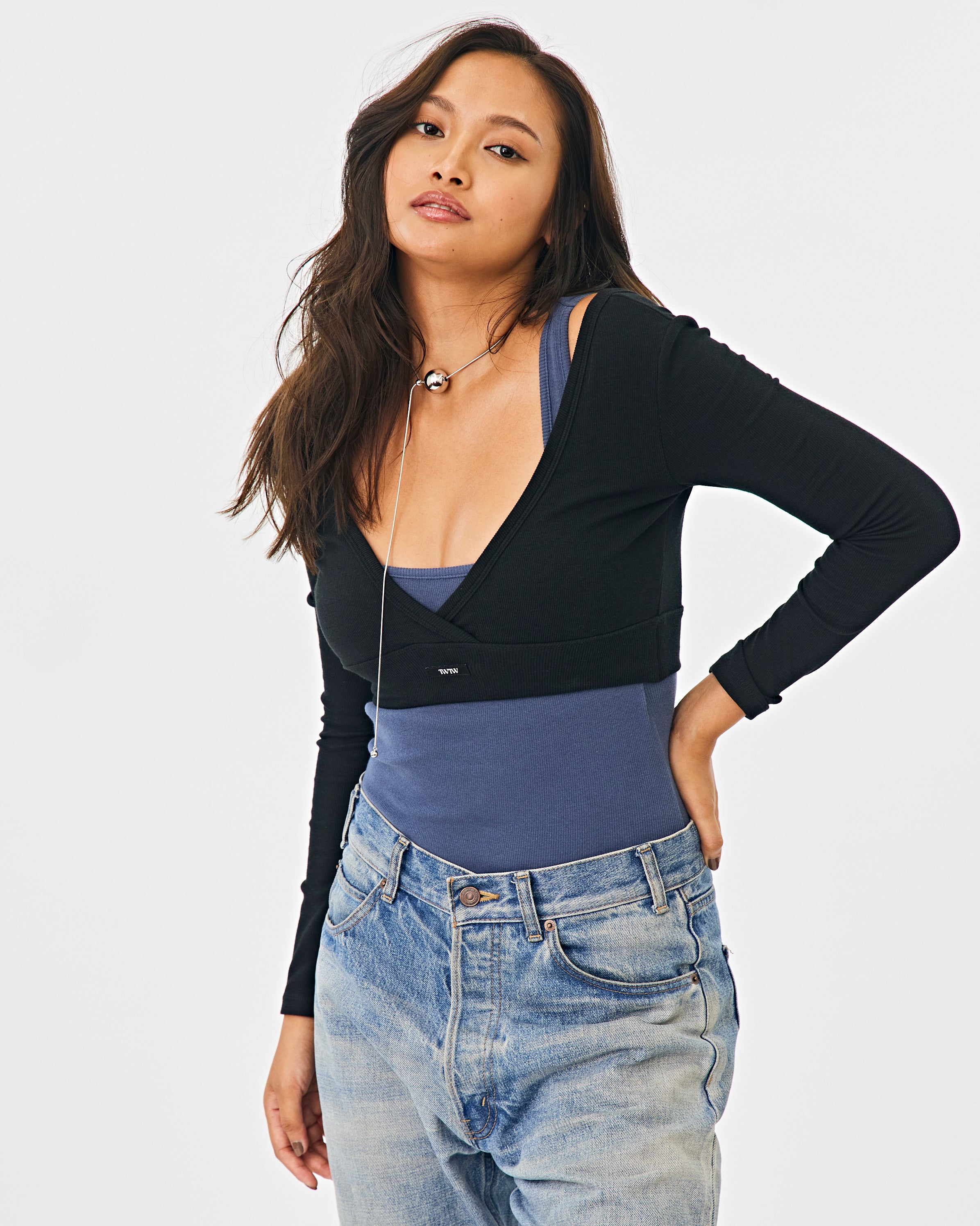 Cropped L/S top