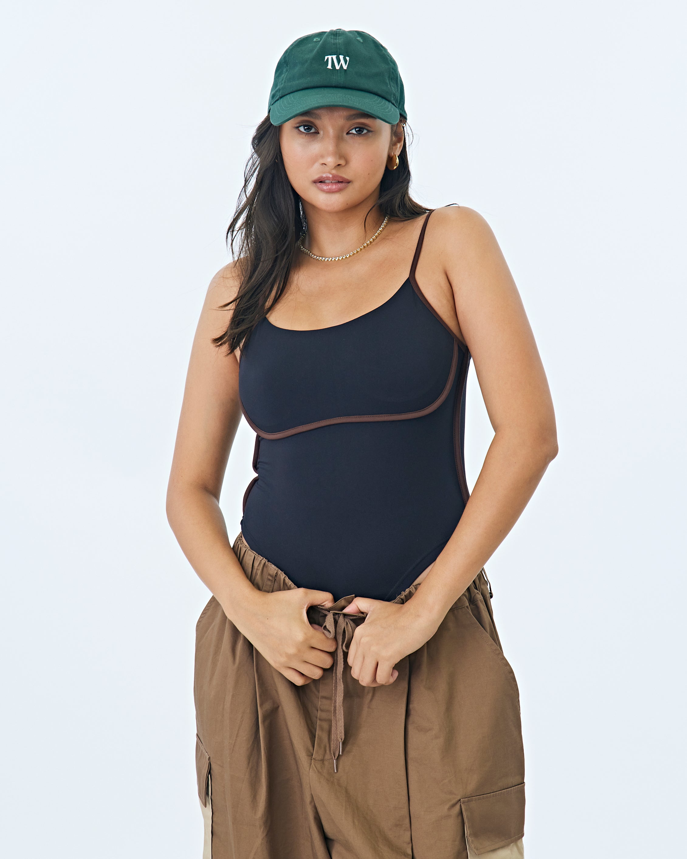 Piping Cami Bodysuit