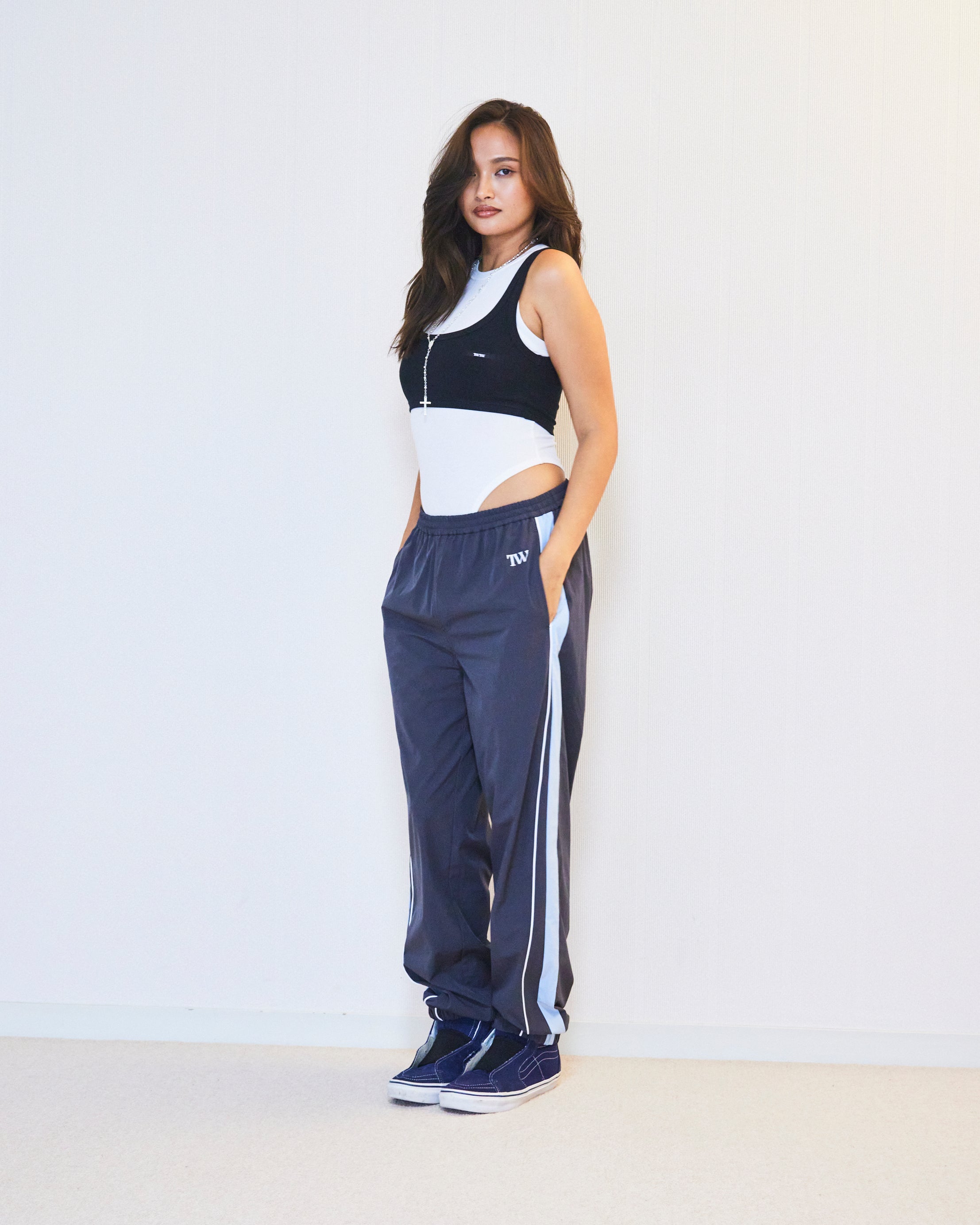 Nylon Line Pants