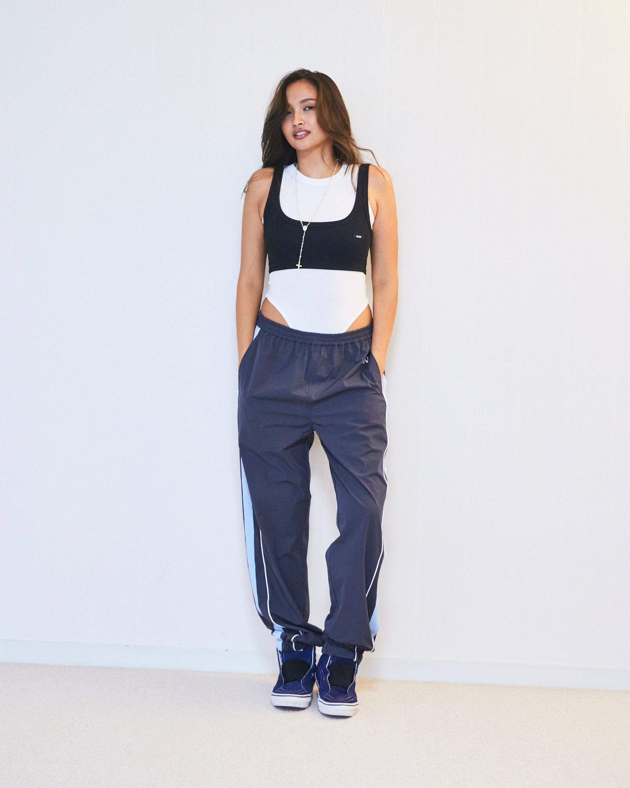 Nylon Line Pants