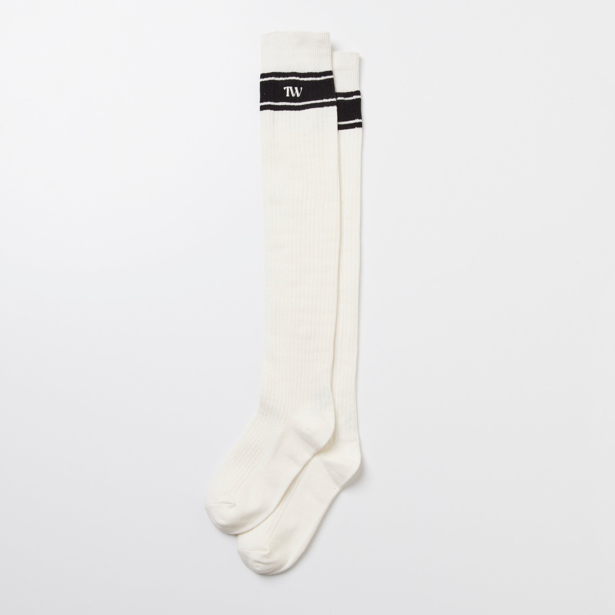 Line Rib High Socks
