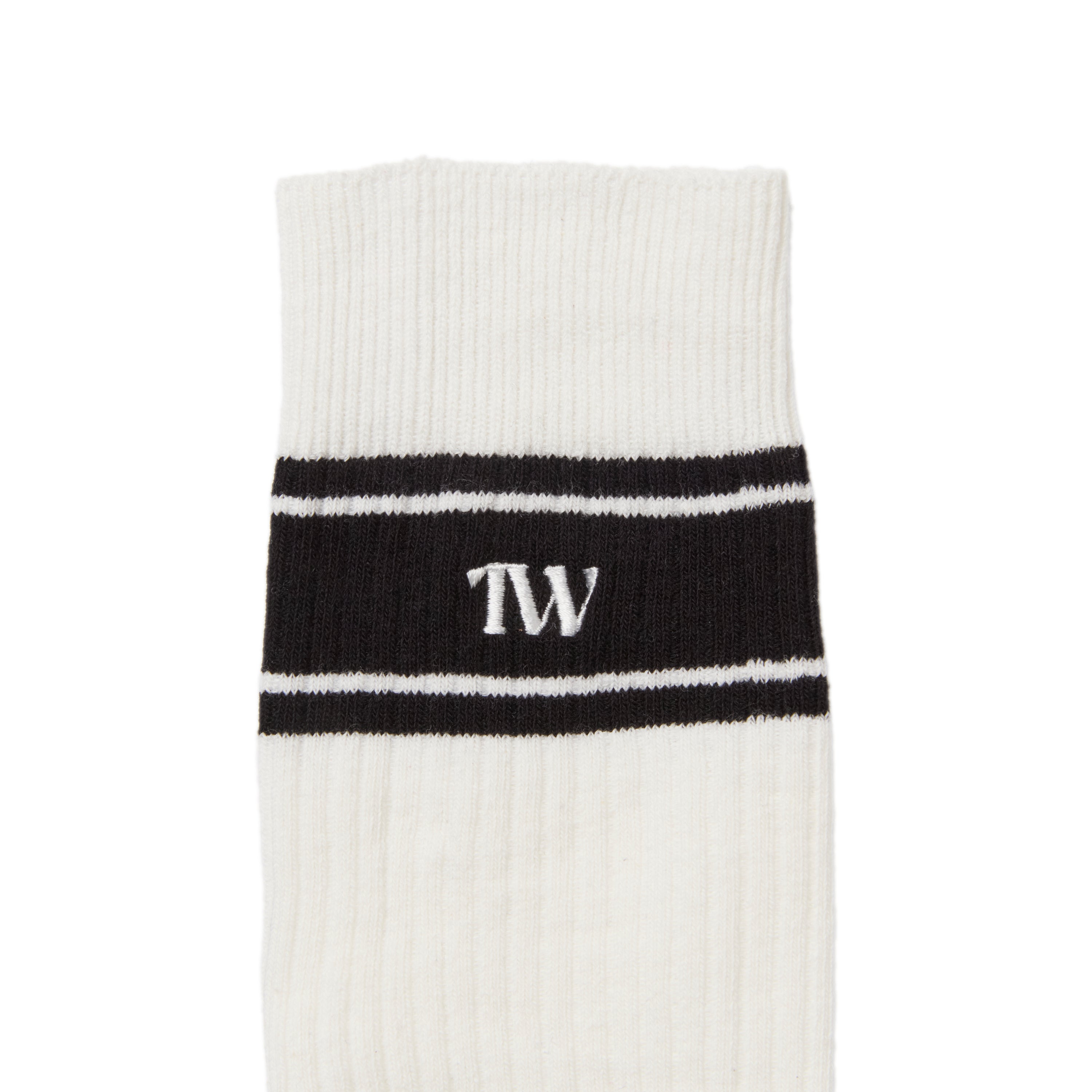 Line Rib High Socks