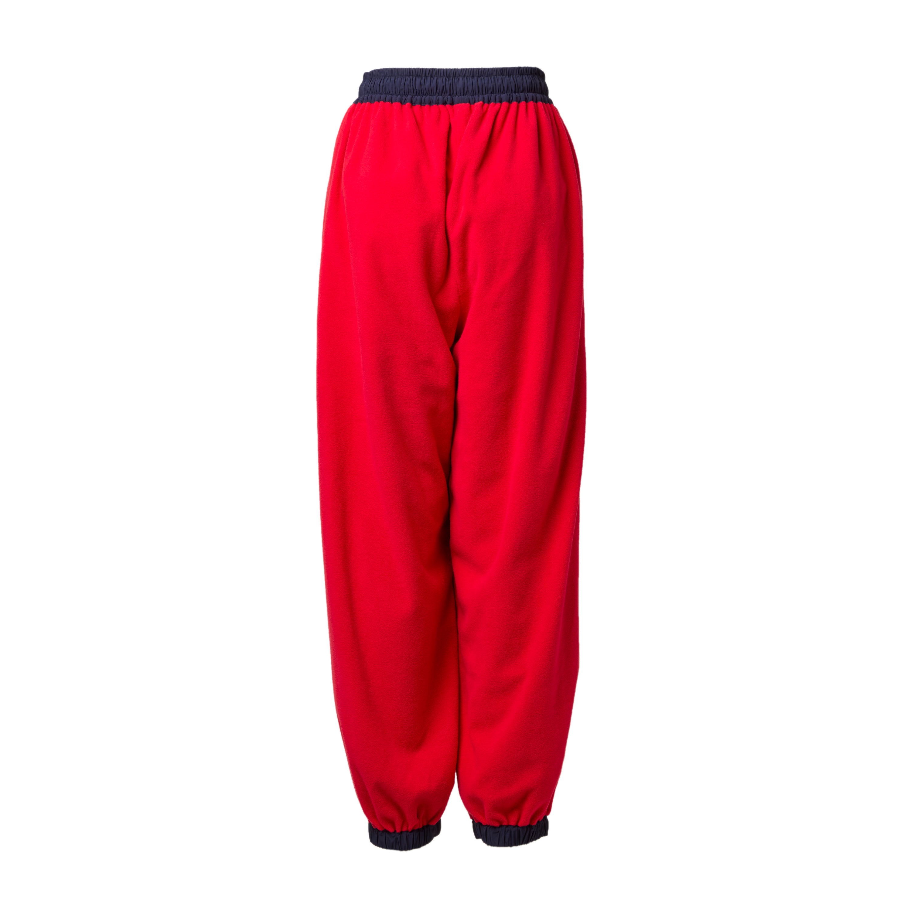 nylon × fleece 2way pants
