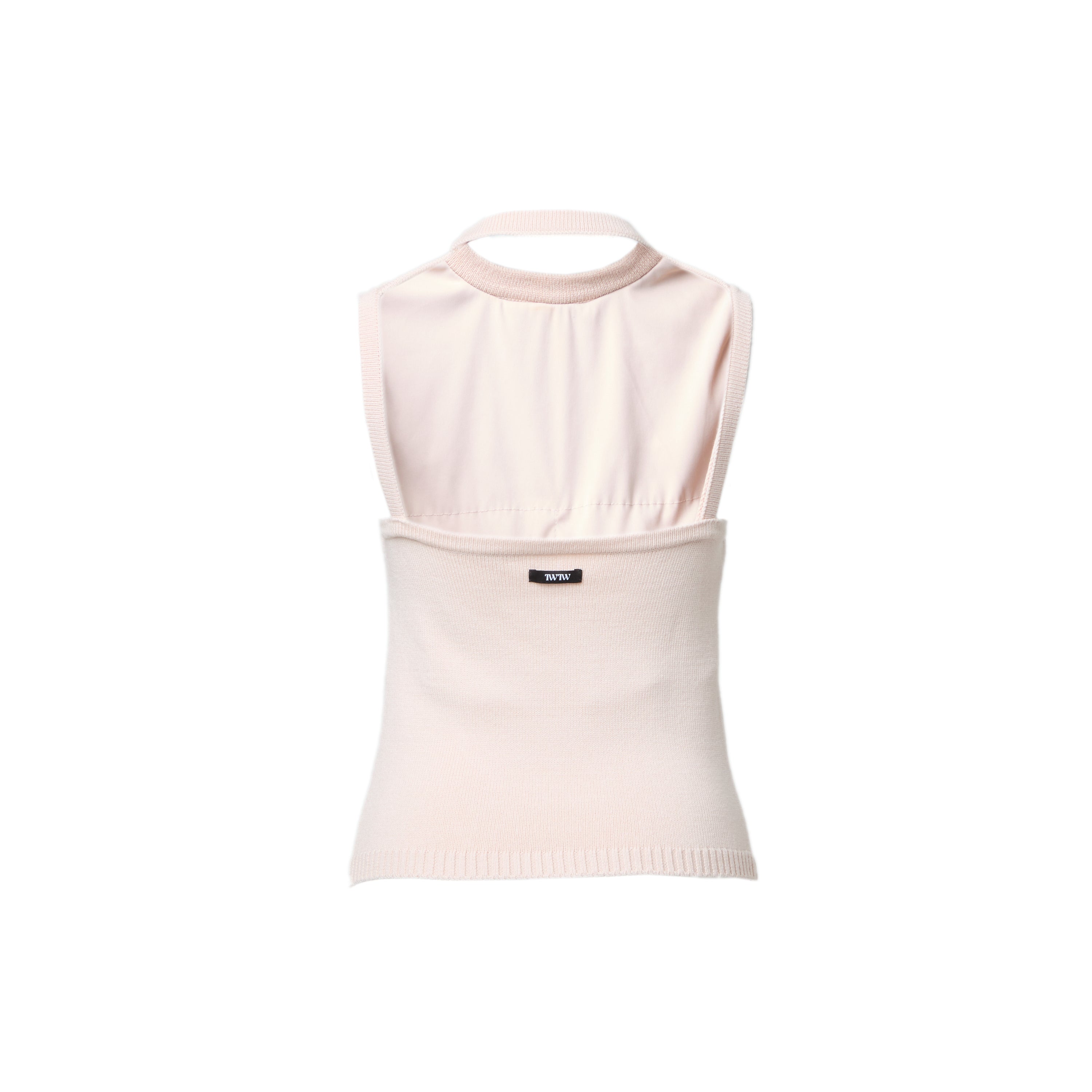 Back Open Knit Tops