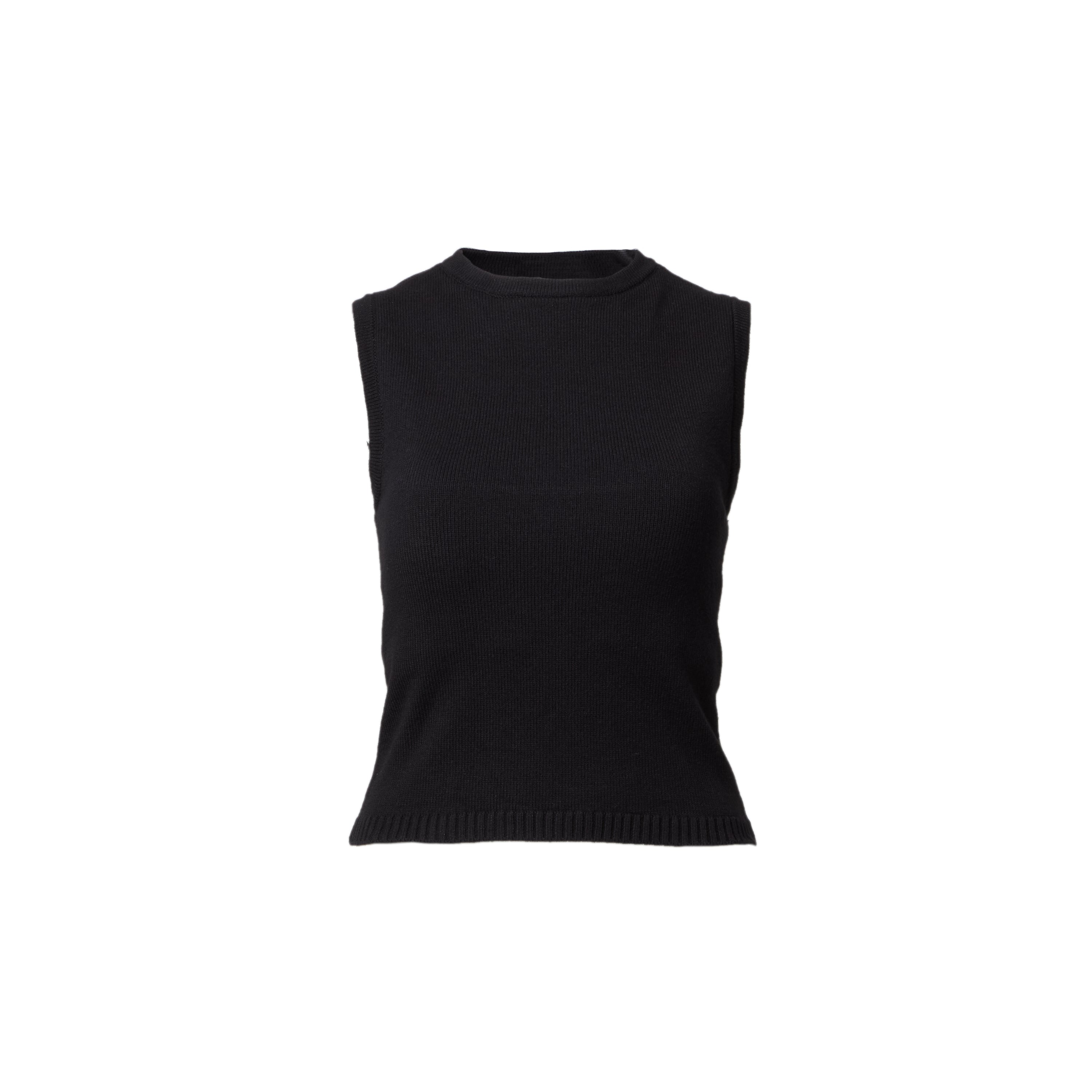 Back Open Knit Tops