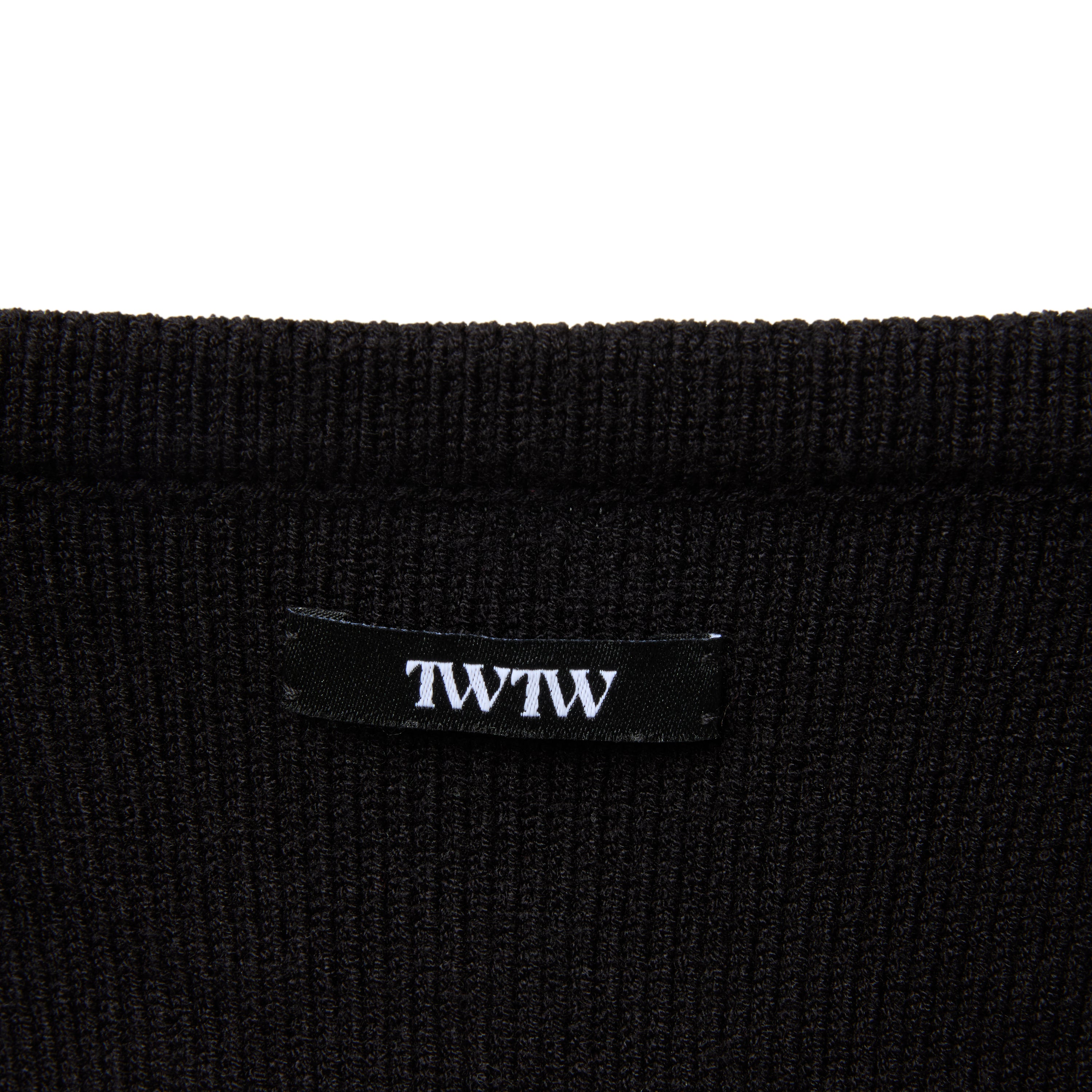 Back Open Knit Tops