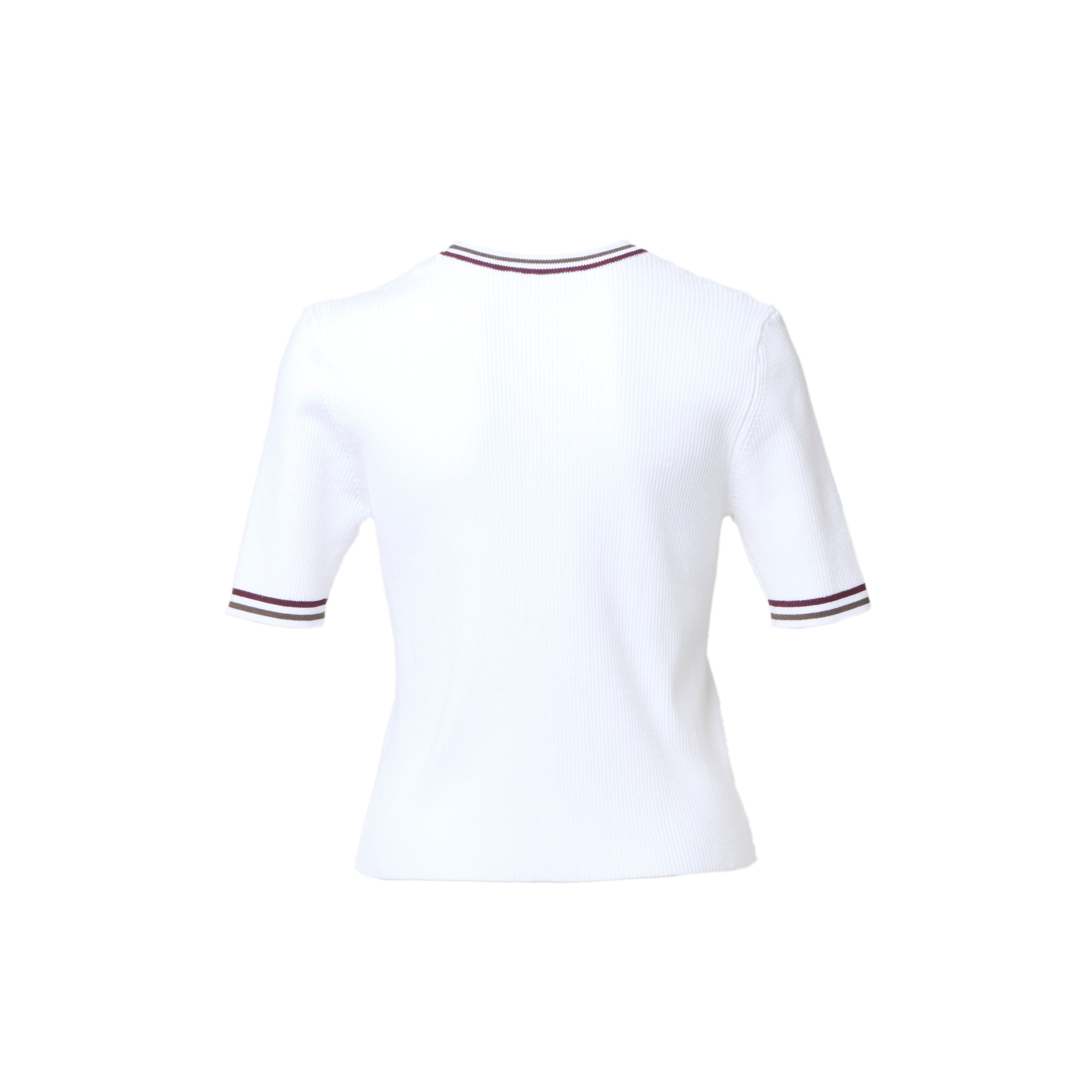Line Rib Knit Tops