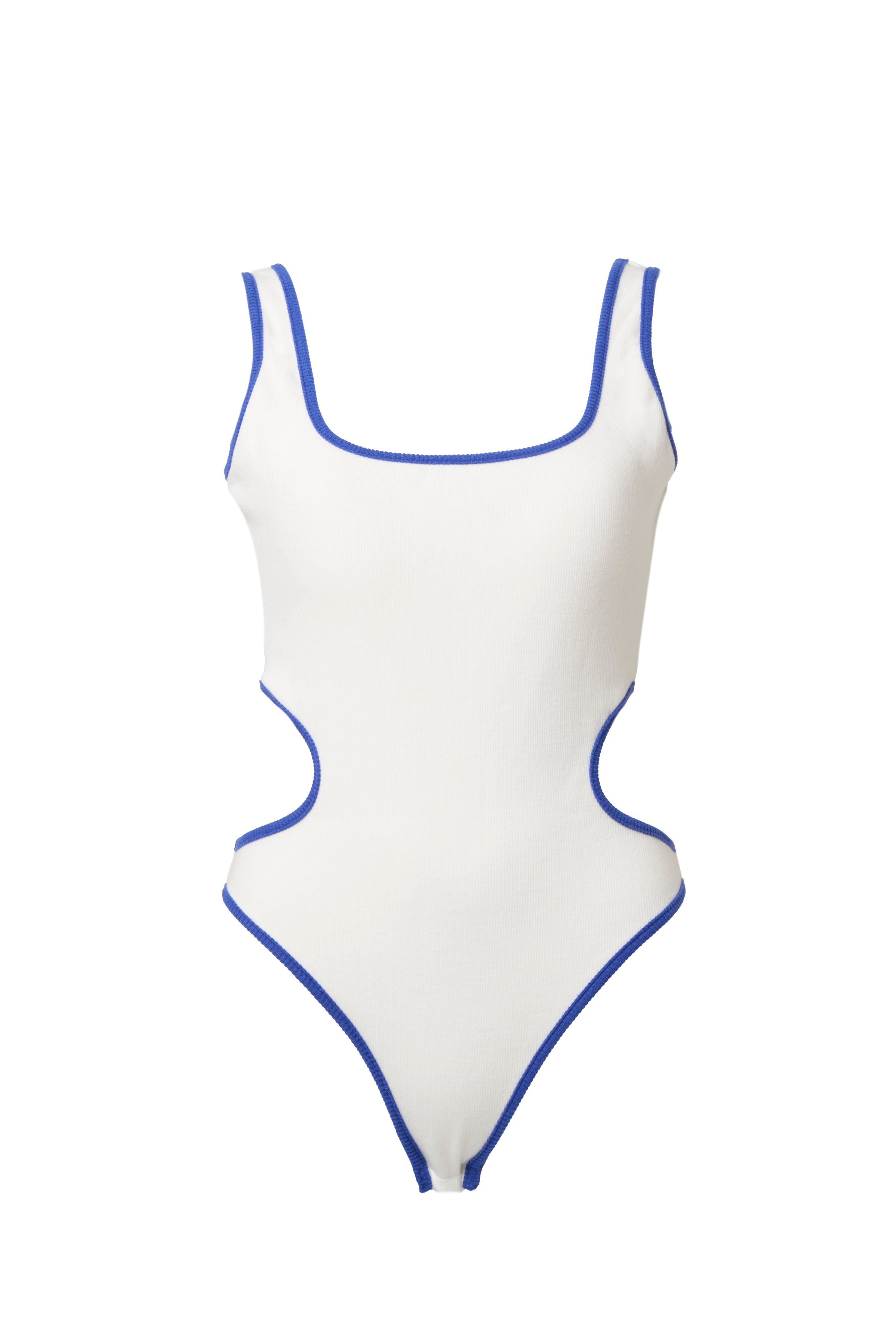 Piping Side Cut Bodysuit