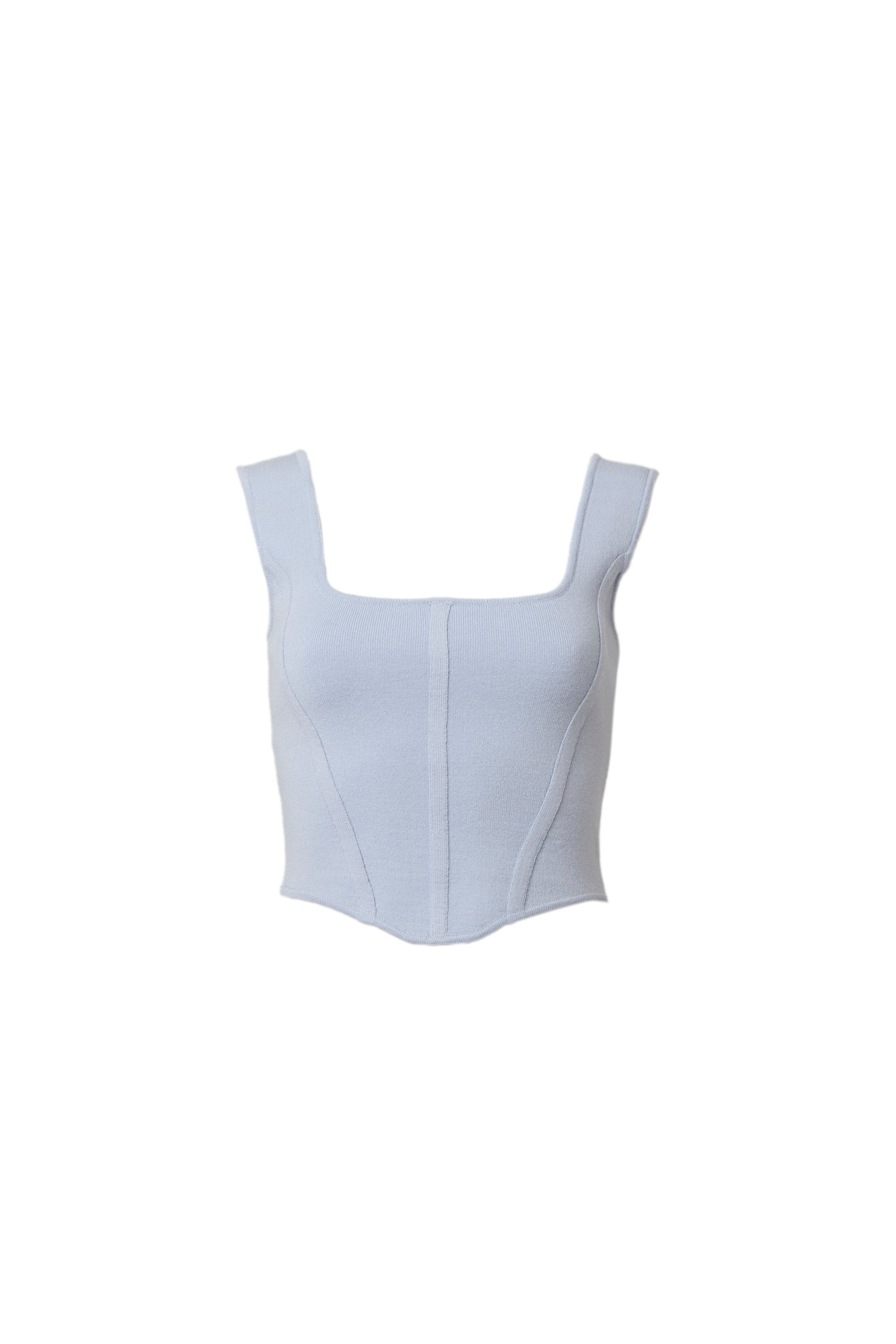 Round Hem Knit Tank