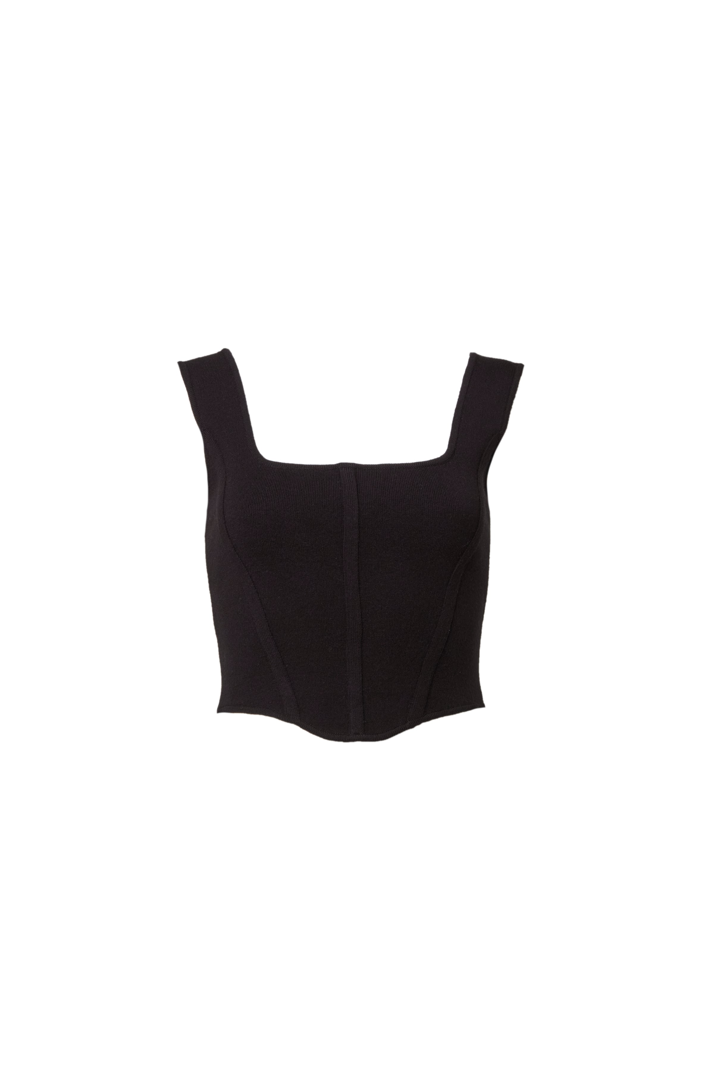 Round Hem Knit Tank