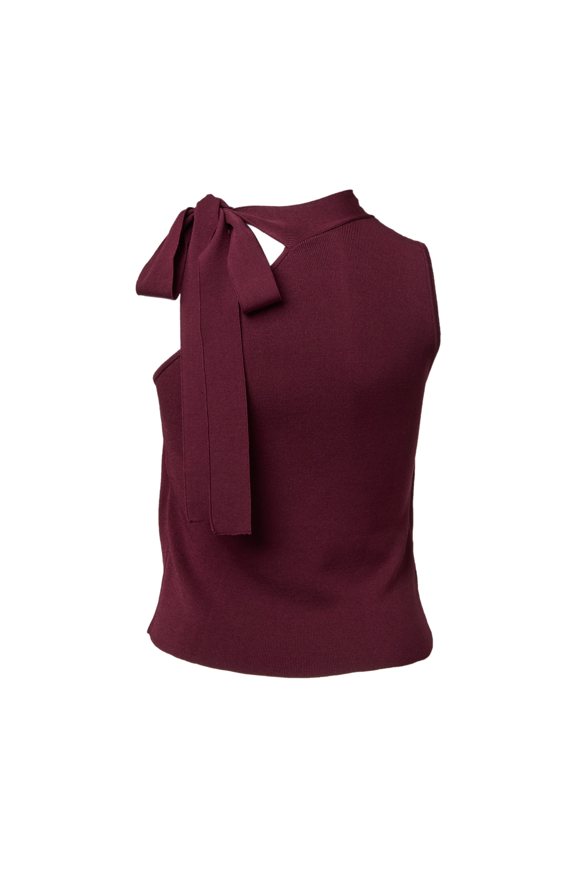 One Shoulder Kint Tops