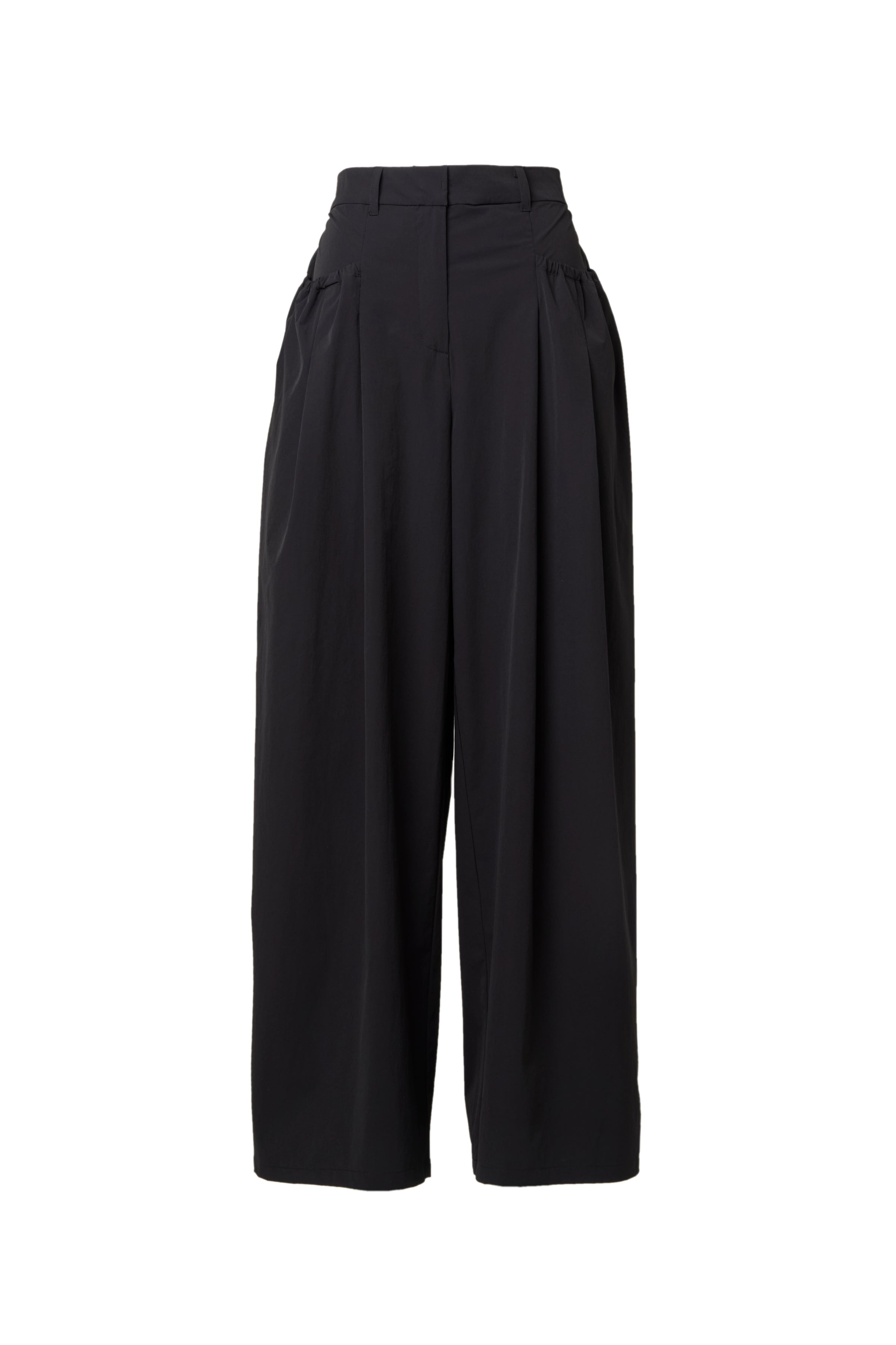 Gather Pocket Nylon Pants