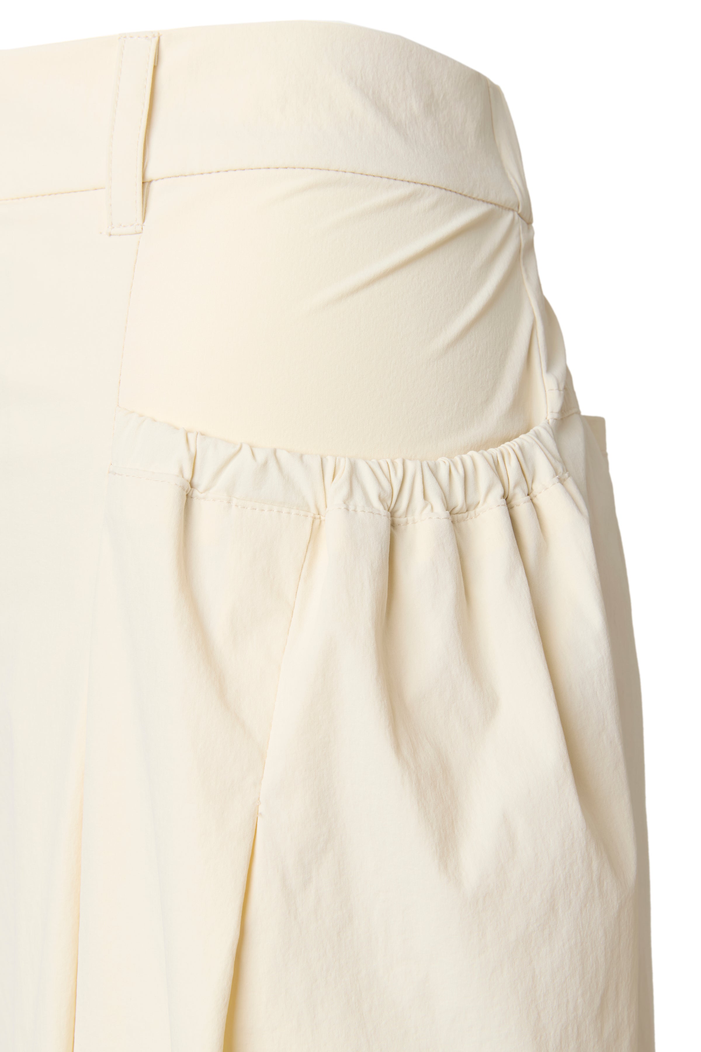 Gather Pocket Nylon Pants