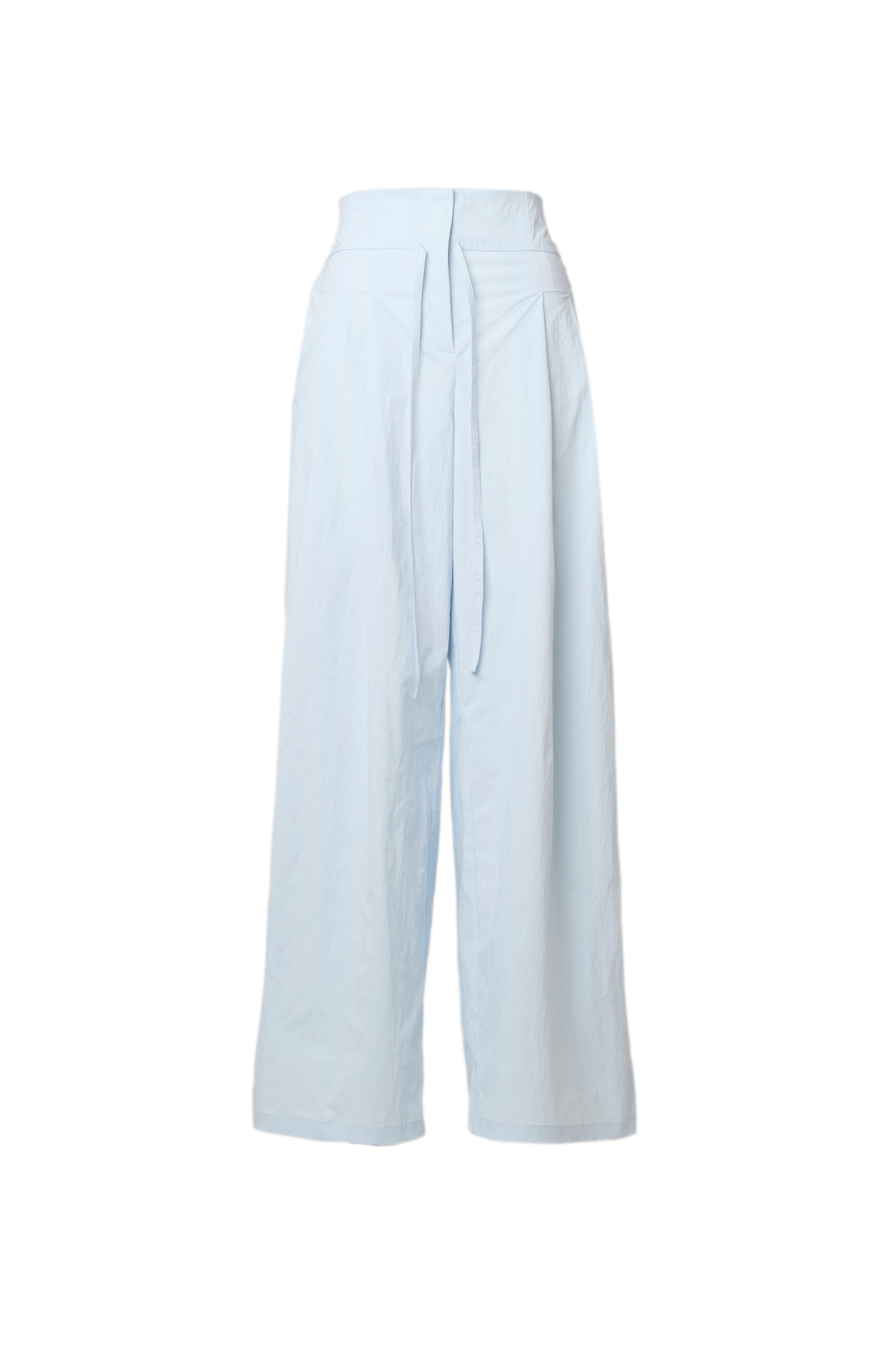 Nylon Tuck Pants