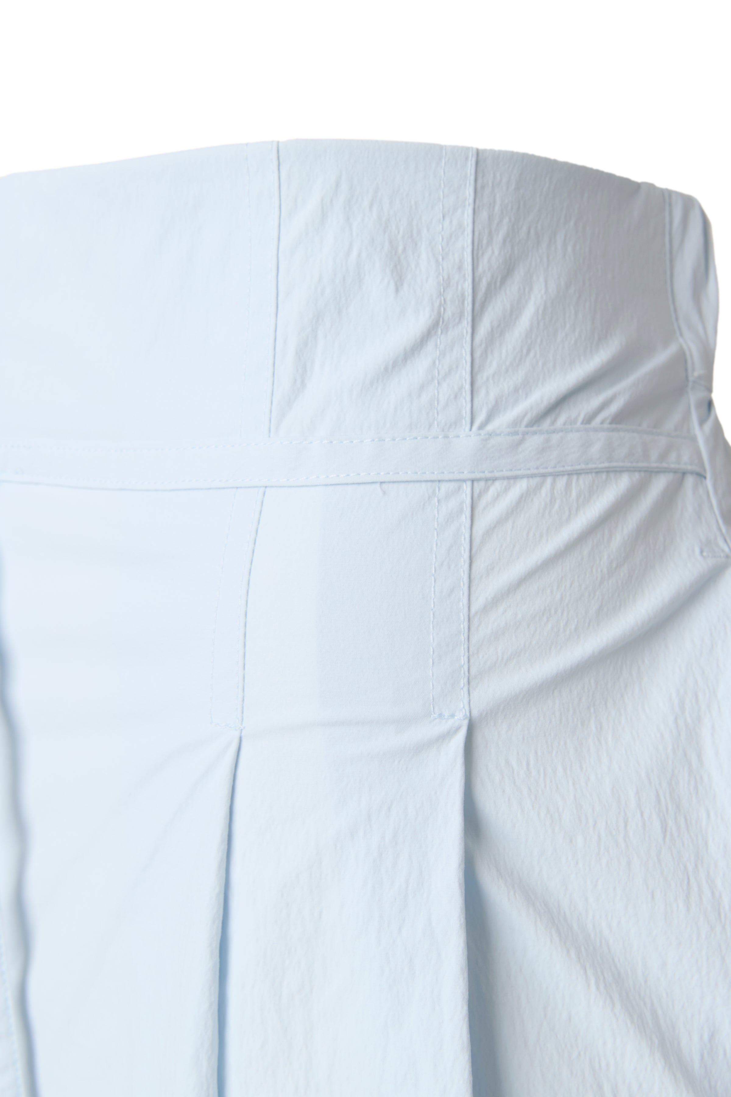 Nylon Tuck Pants