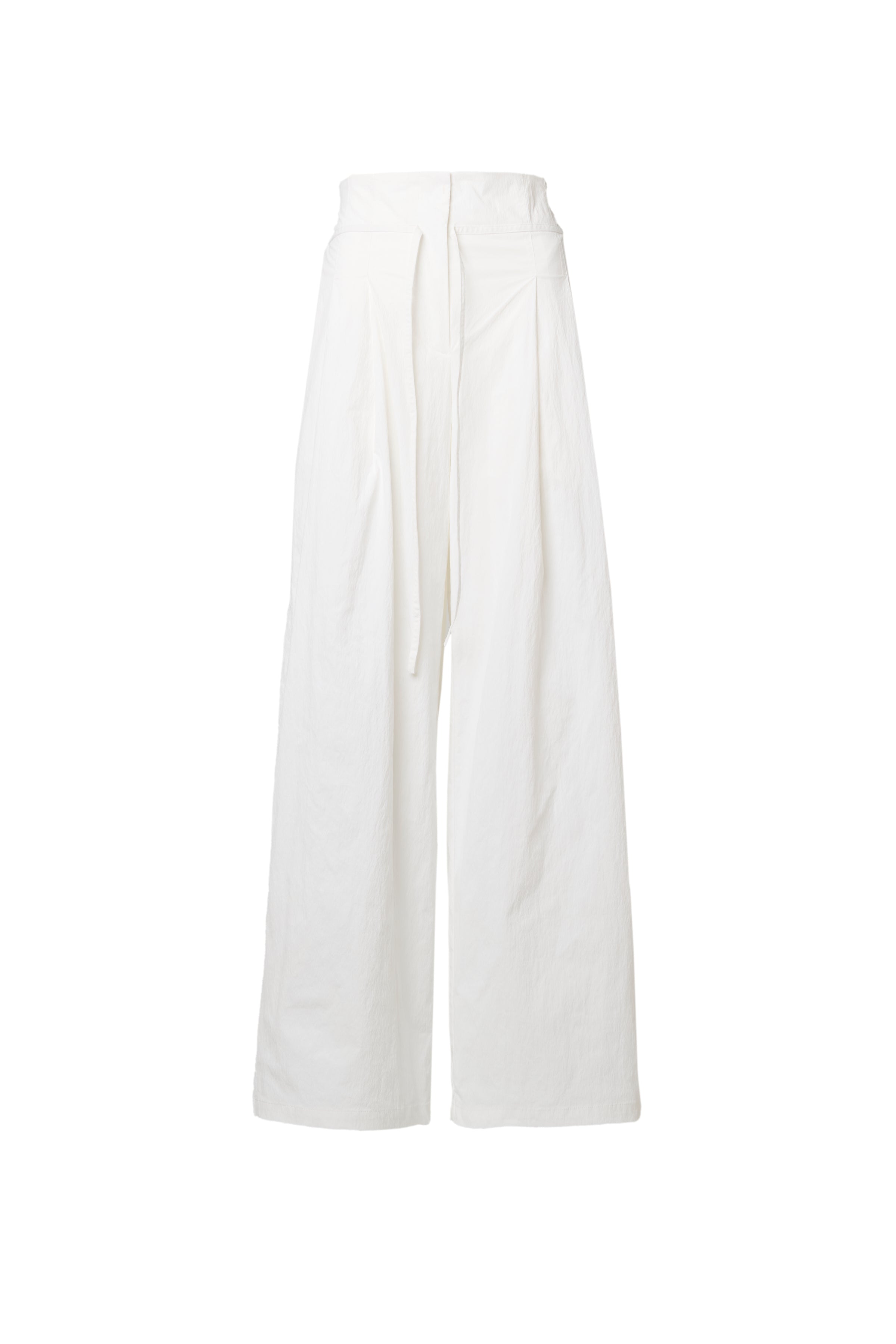 Nylon Tuck Pants