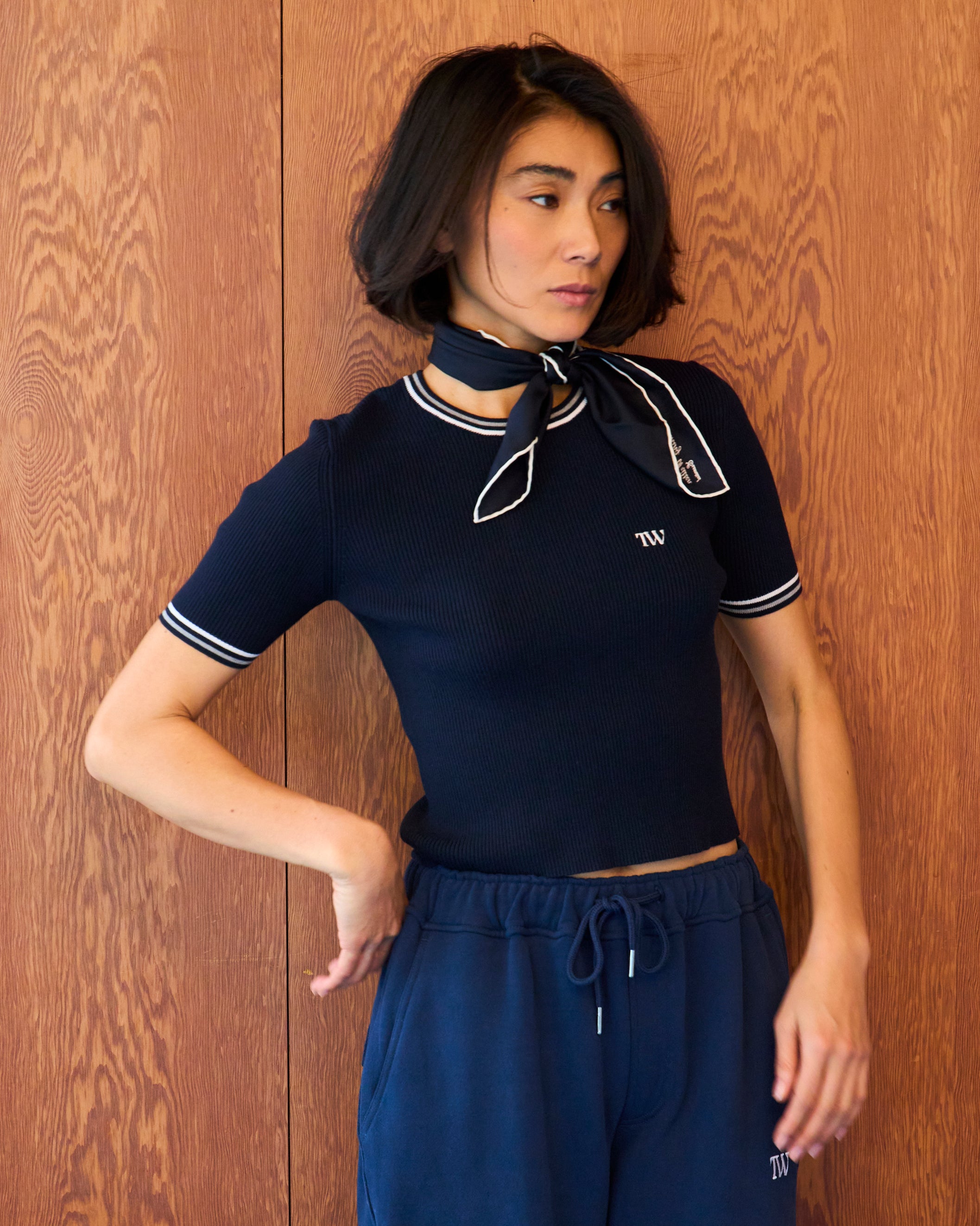 Line Rib Knit Tops – TW