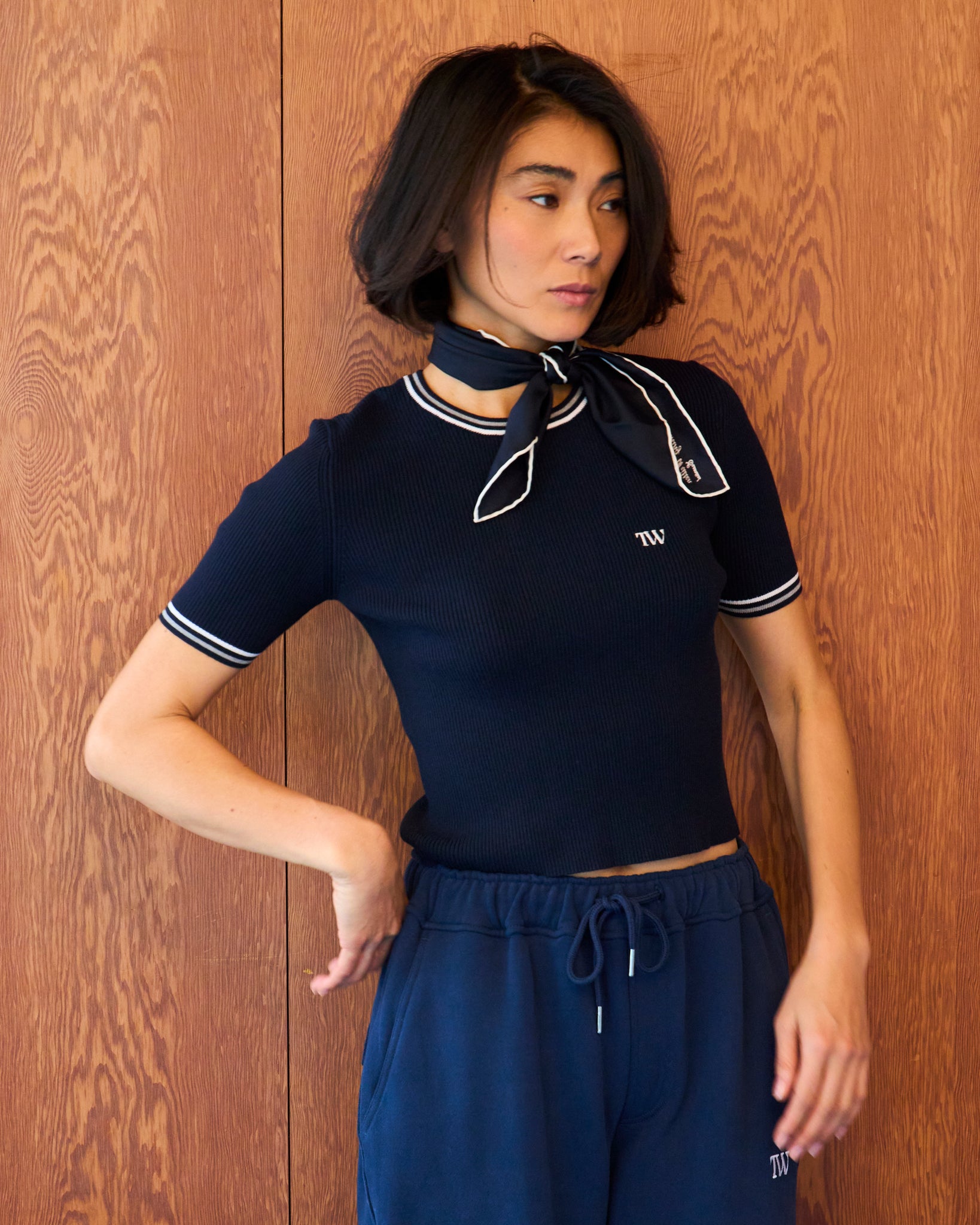 Line Rib Knit Tops – TW