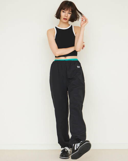 TW Unisex Nylon Pants サイズL ブラック Unisex Nylon Pants – TW