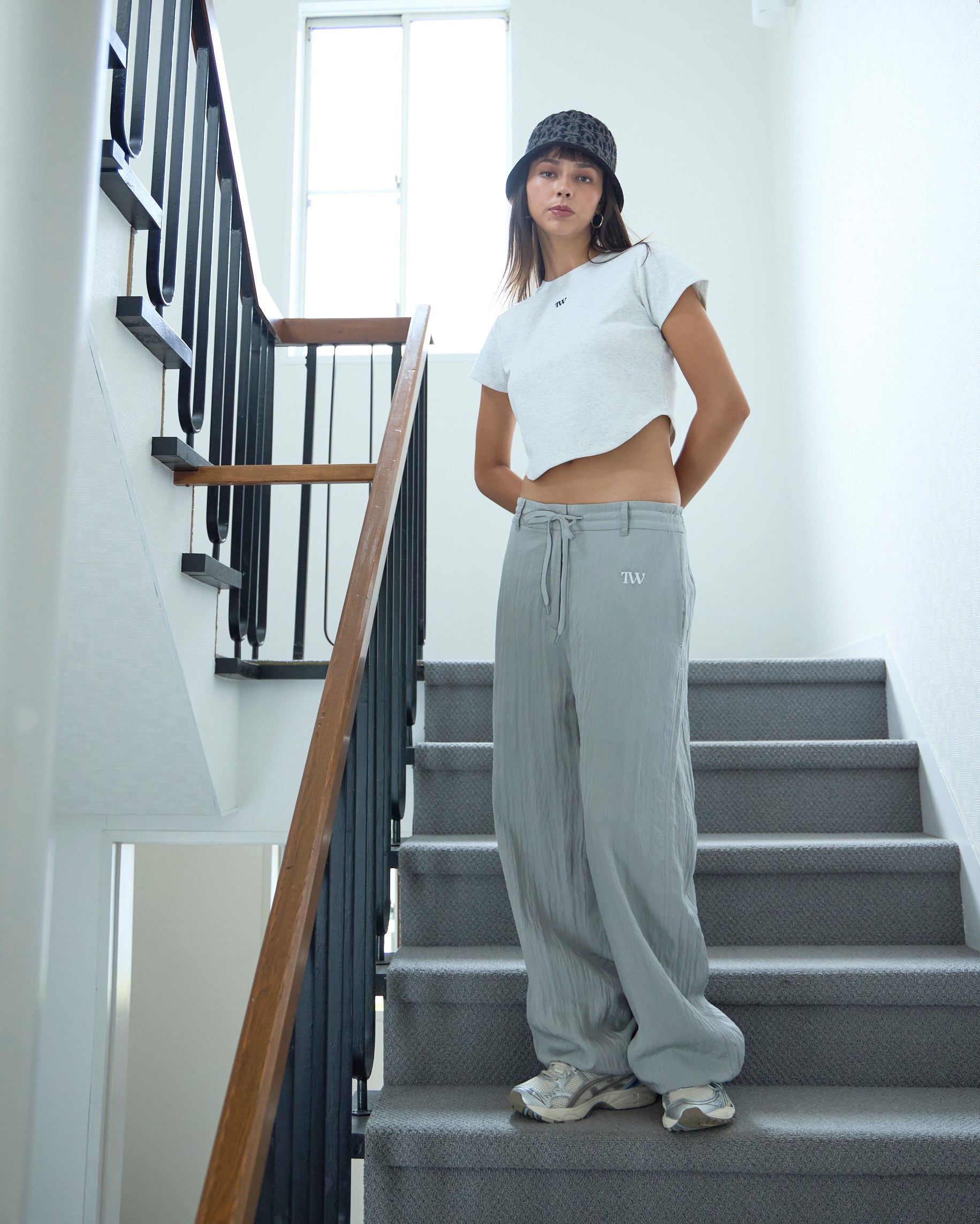 Satin Drawcord Pants