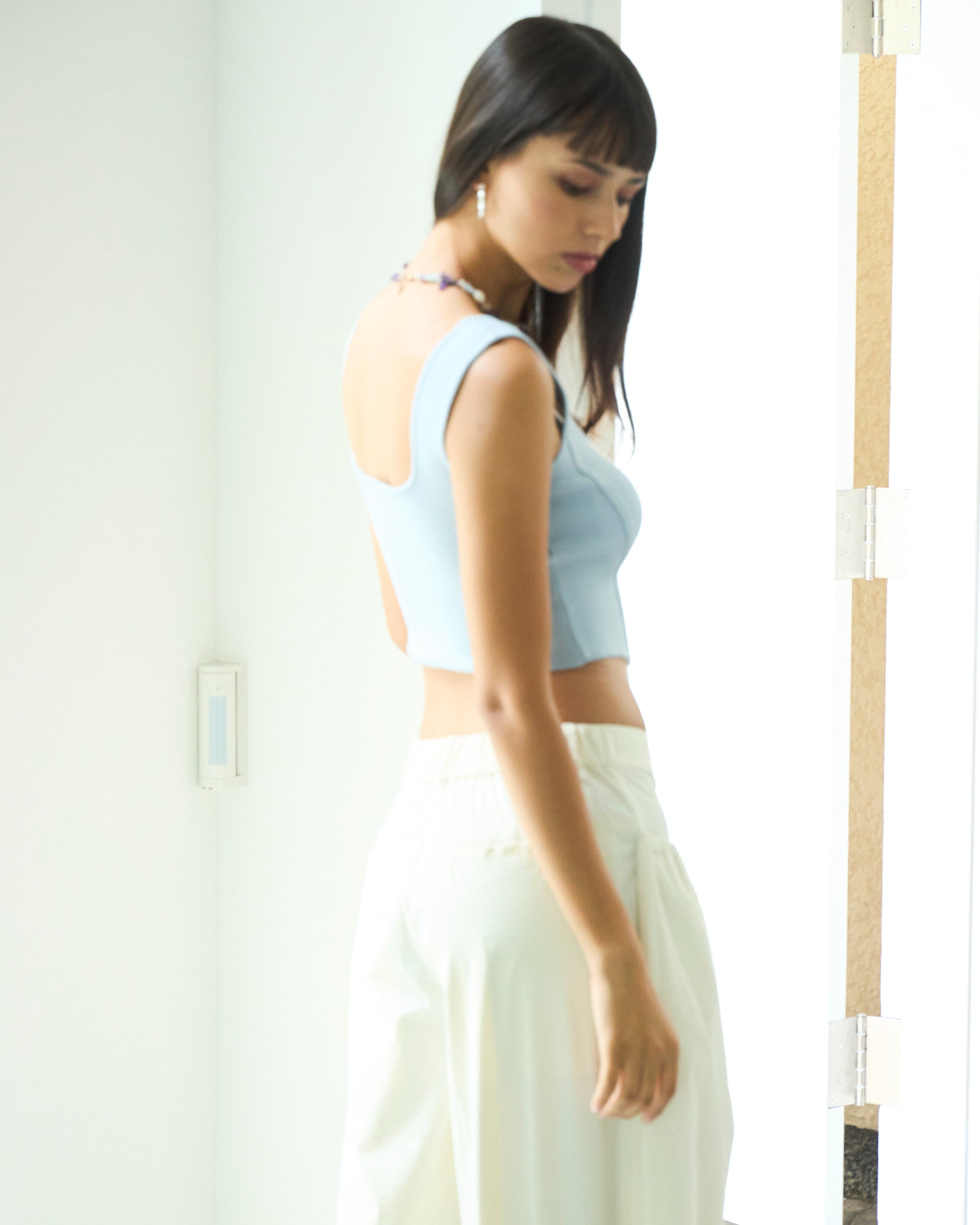 Round Hem Knit Tank